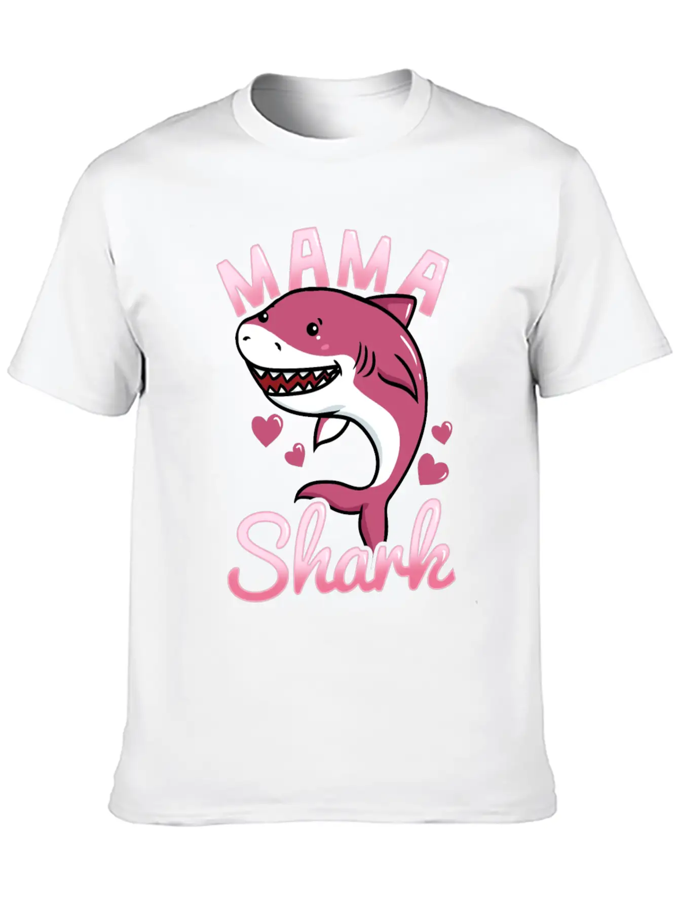 Mom Shark Unisex Casual T-Shirt – Clean Design For Daily Comfort