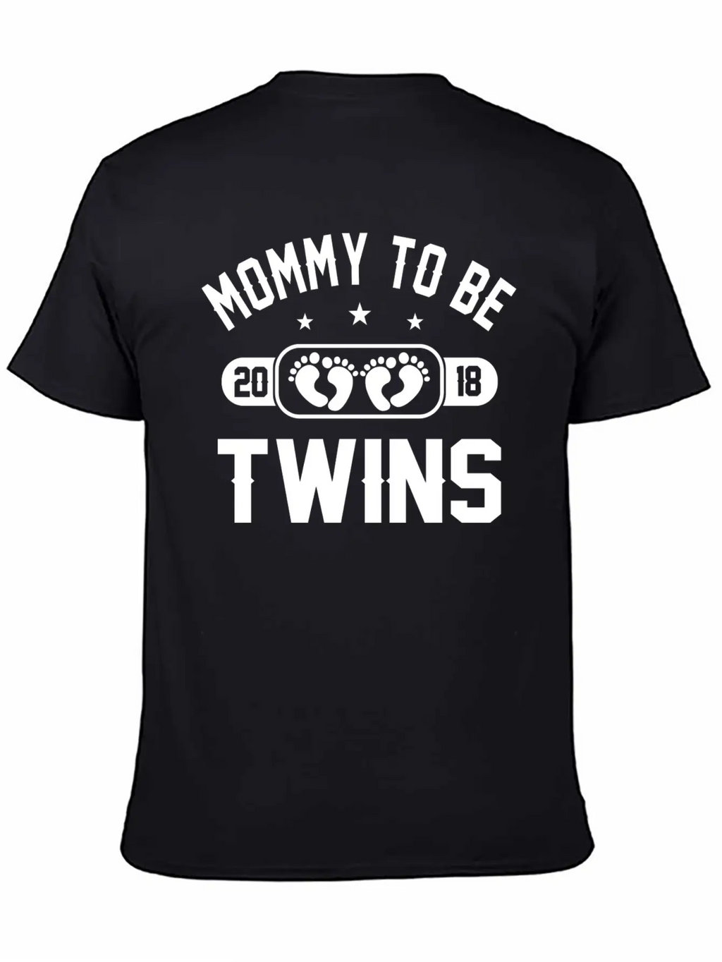 Mommy To Be Twins 2018 Stylish Everyday T-Shirt – Unisex Basic Cotton Tee
