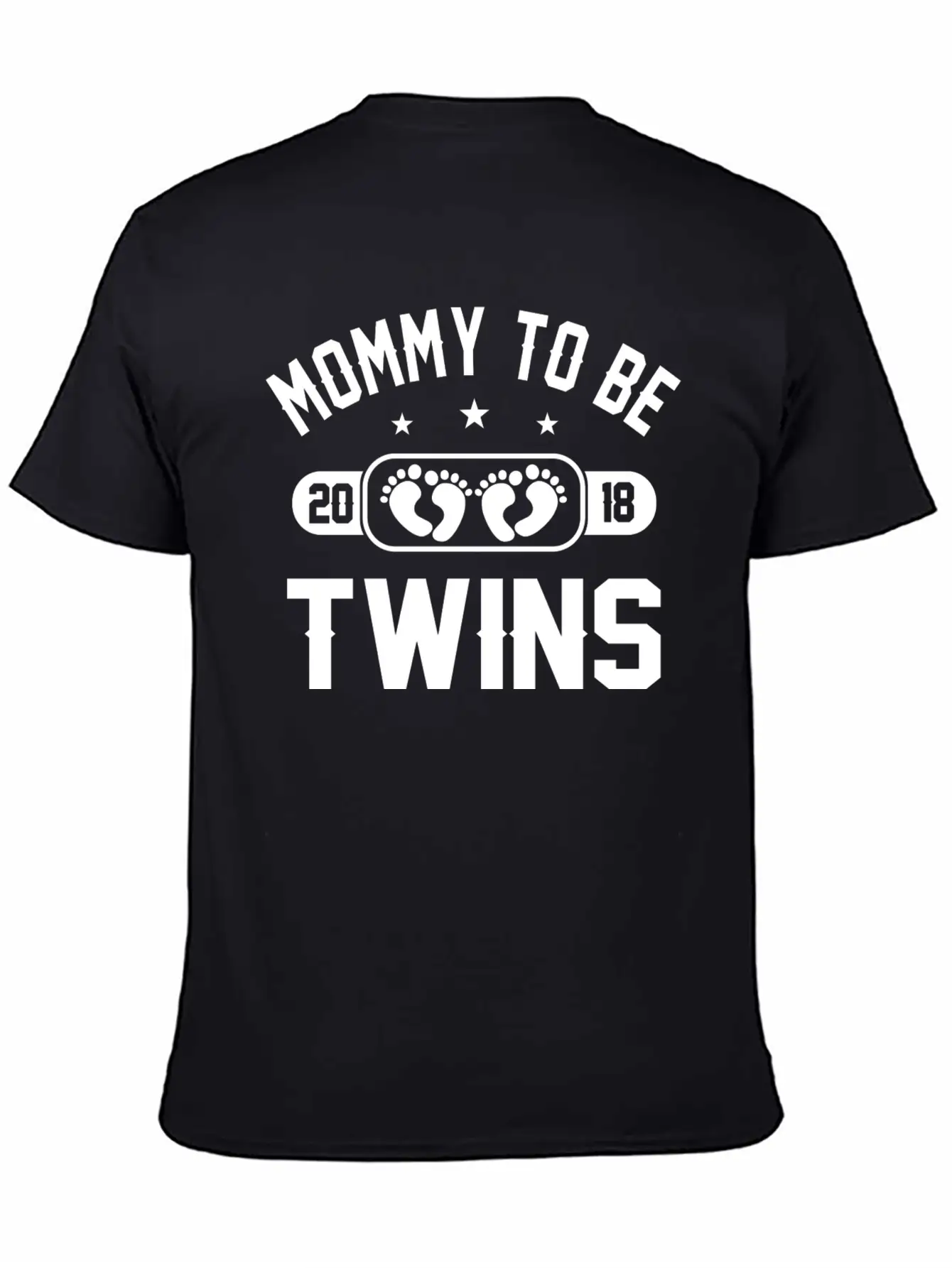Mommy To Be Twins 2018 Stylish Everyday T-Shirt – Unisex Basic Cotton Tee