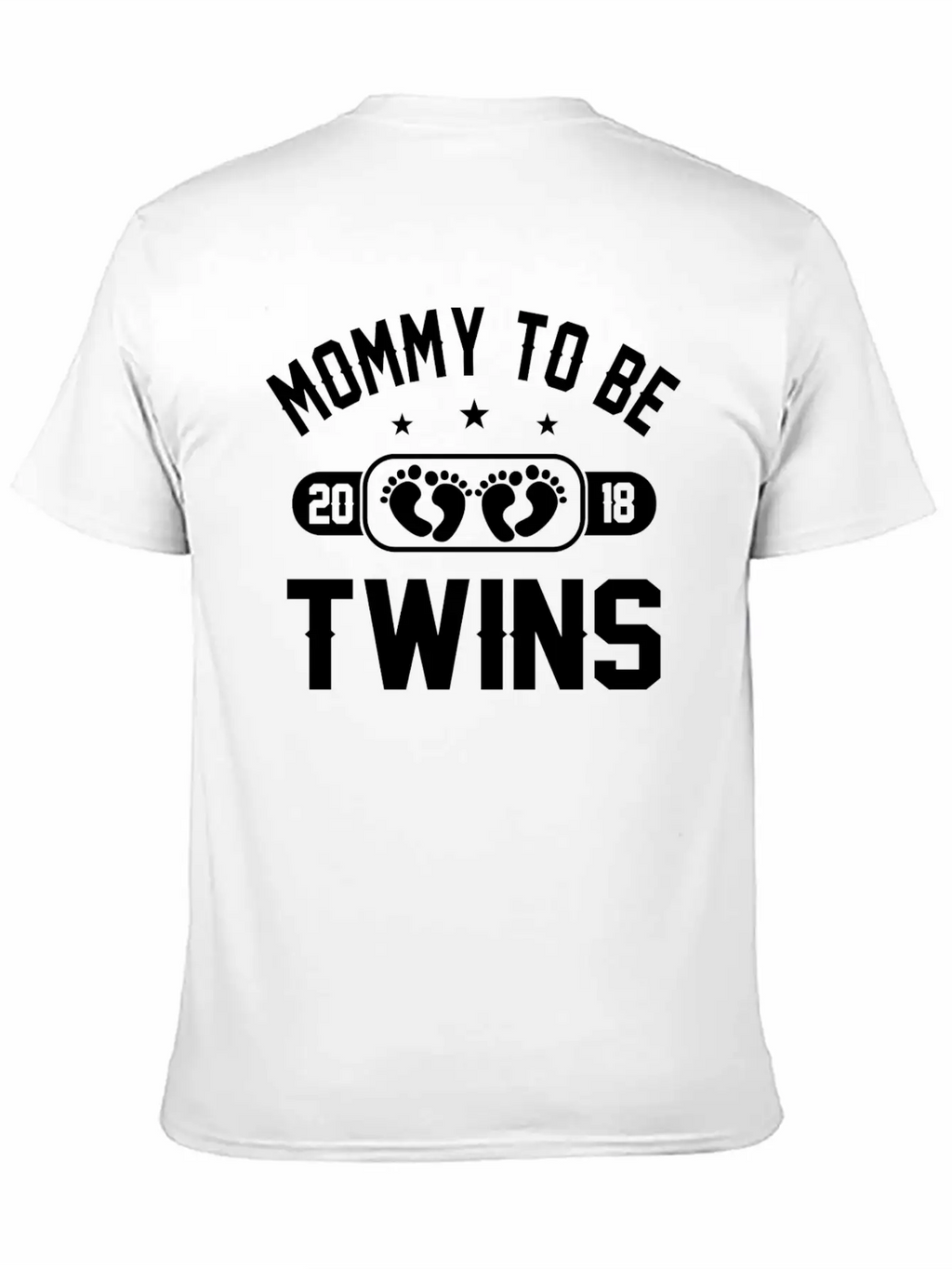 Mommy To Be Twins 2018 Stylish Everyday T-Shirt – Unisex Basic Cotton Tee