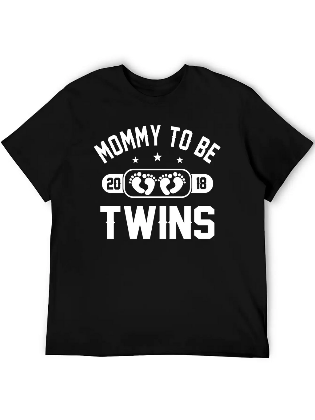 Mommy To Be Twins 2018 Stylish Everyday T-Shirt – Unisex Basic Cotton Tee