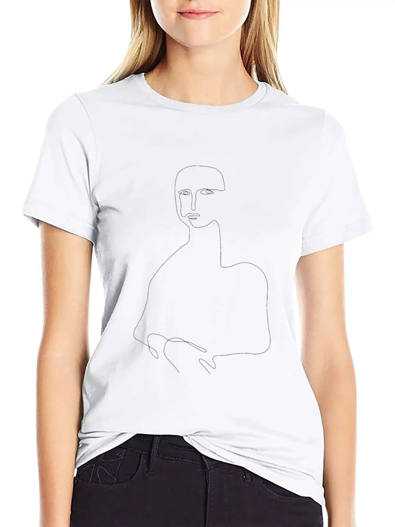 Mona Lisa 1 Breathable Graphic T-Shirt – Perfect For Casual Days