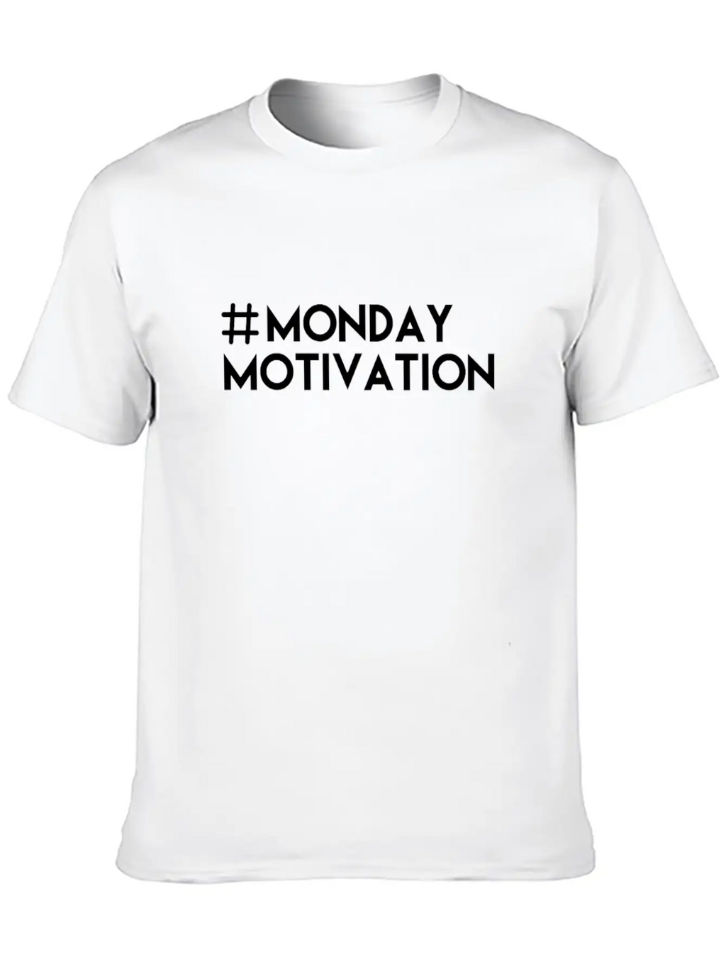 Monday Motivation Unisex Casual T-Shirt – Clean Design For Daily Comfort