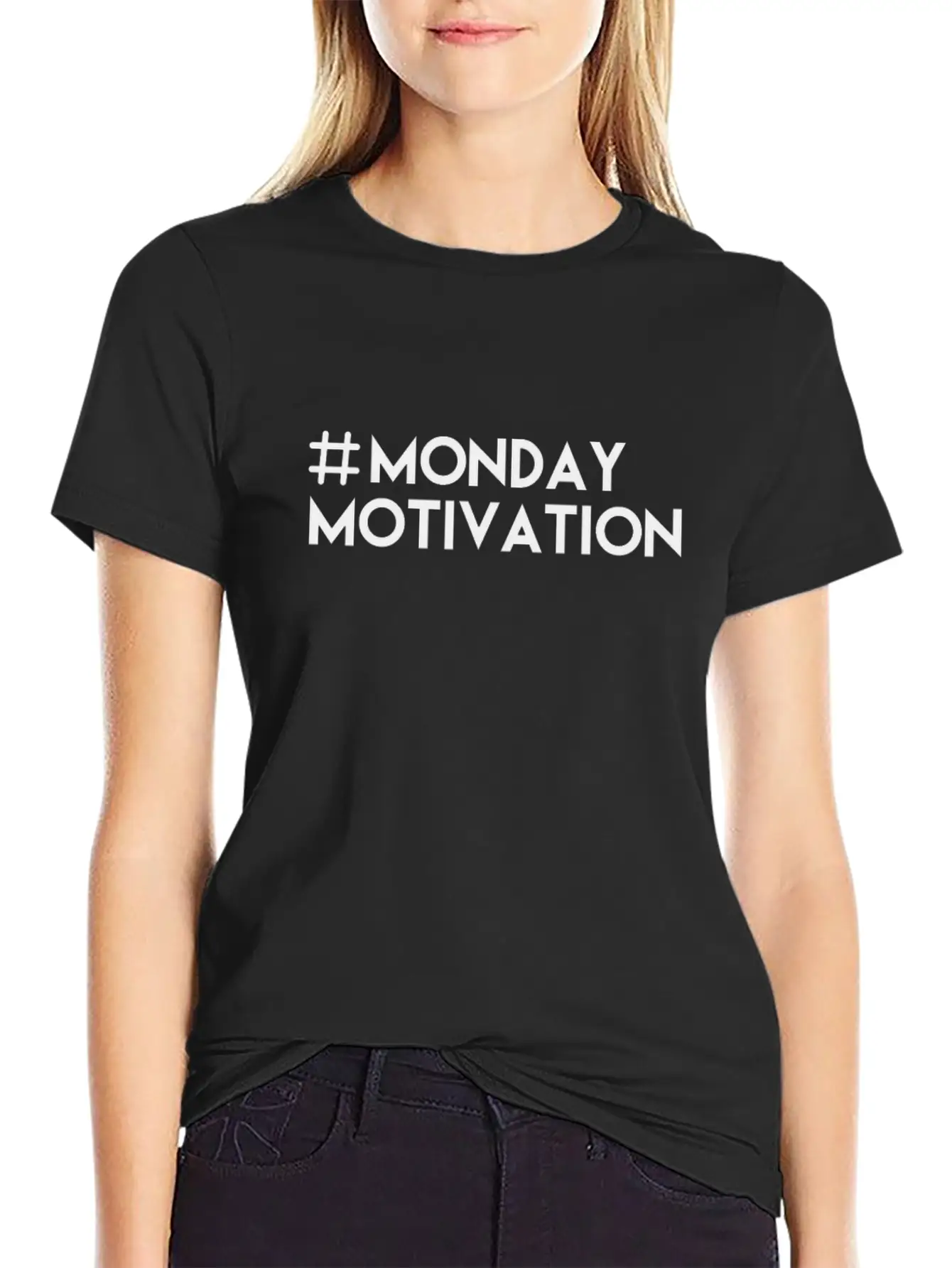 Monday Motivation Unisex Casual T-Shirt – Clean Design For Daily Comfort