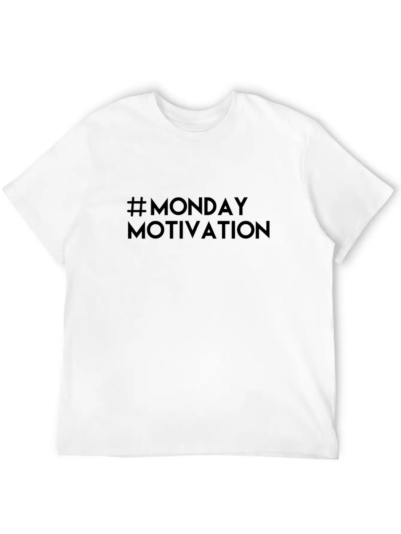Monday Motivation Unisex Casual T-Shirt – Clean Design For Daily Comfort