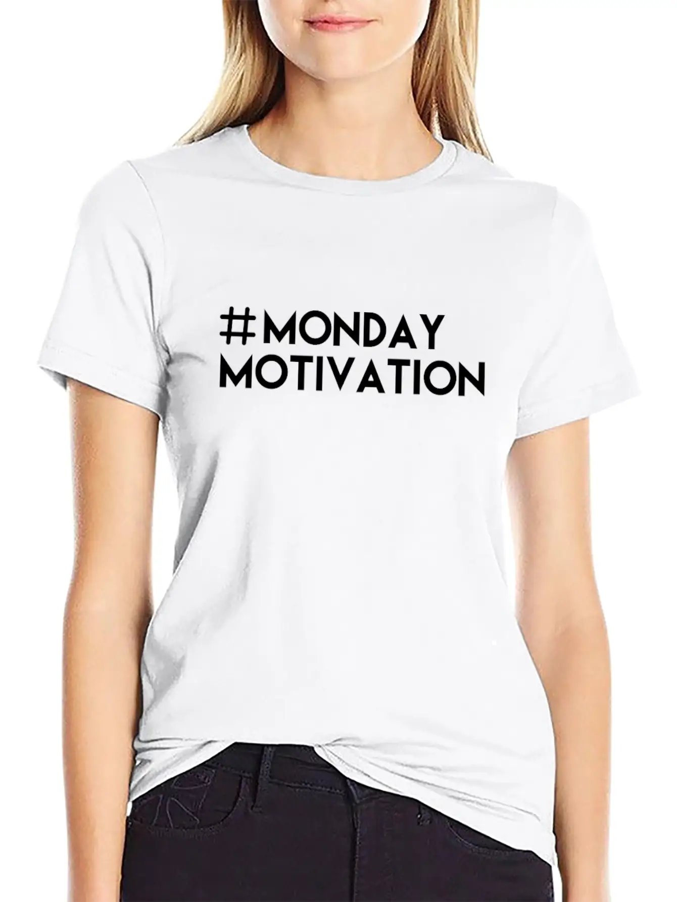 Monday Motivation Unisex Casual T-Shirt – Clean Design For Daily Comfort