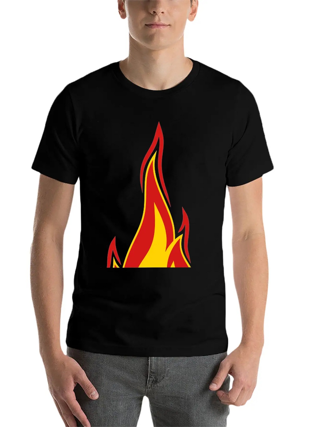 Money Burn Spend Hot Fire Flame Torch Dollar Symbo Stylish Everyday T-Shirt – Unisex Basic Cotton Tee