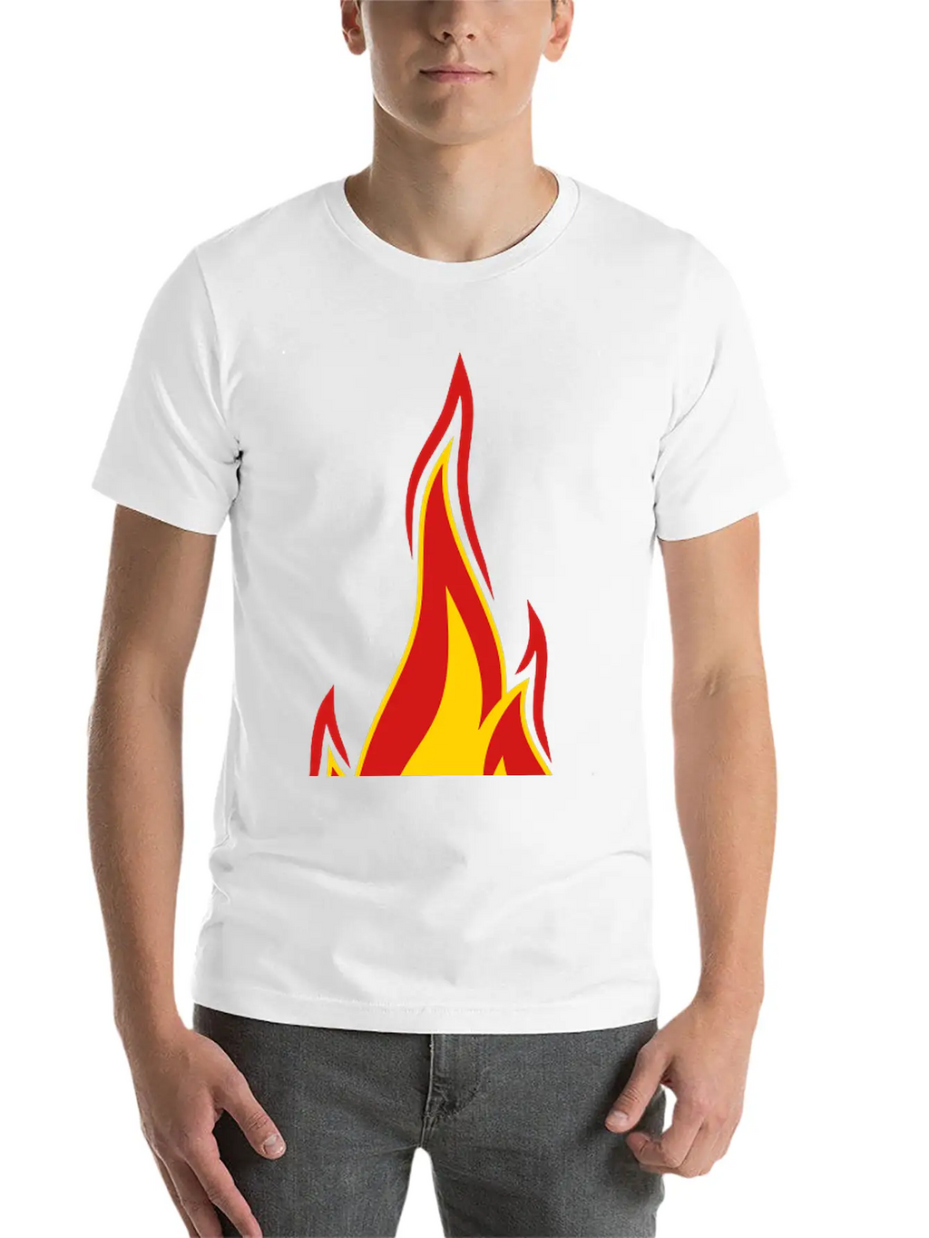 Money Burn Spend Hot Fire Flame Torch Dollar Symbo Stylish Everyday T-Shirt – Unisex Basic Cotton Tee