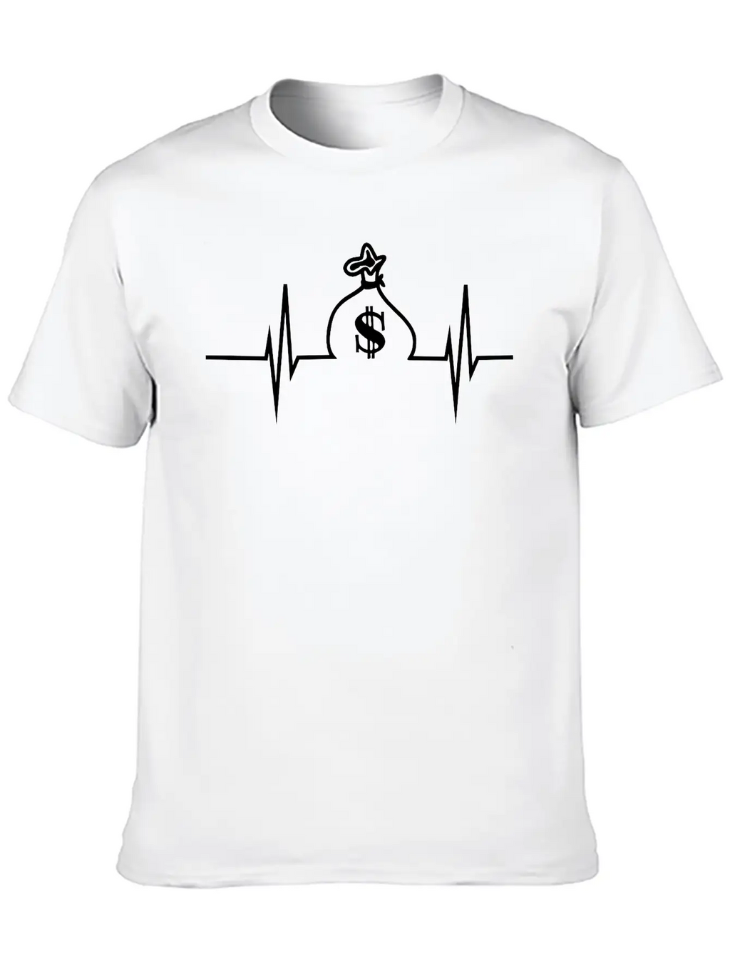 Money Heartbeat Classic Cotton Tee – Unisex Comfort For Any Season