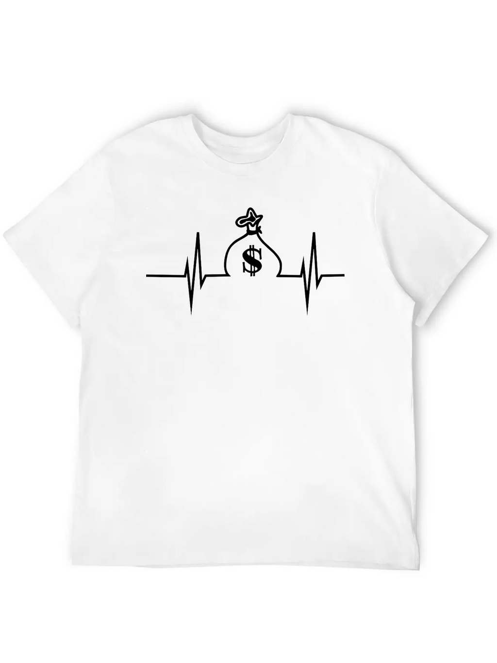 Money Heartbeat Classic Cotton Tee – Unisex Comfort For Any Season