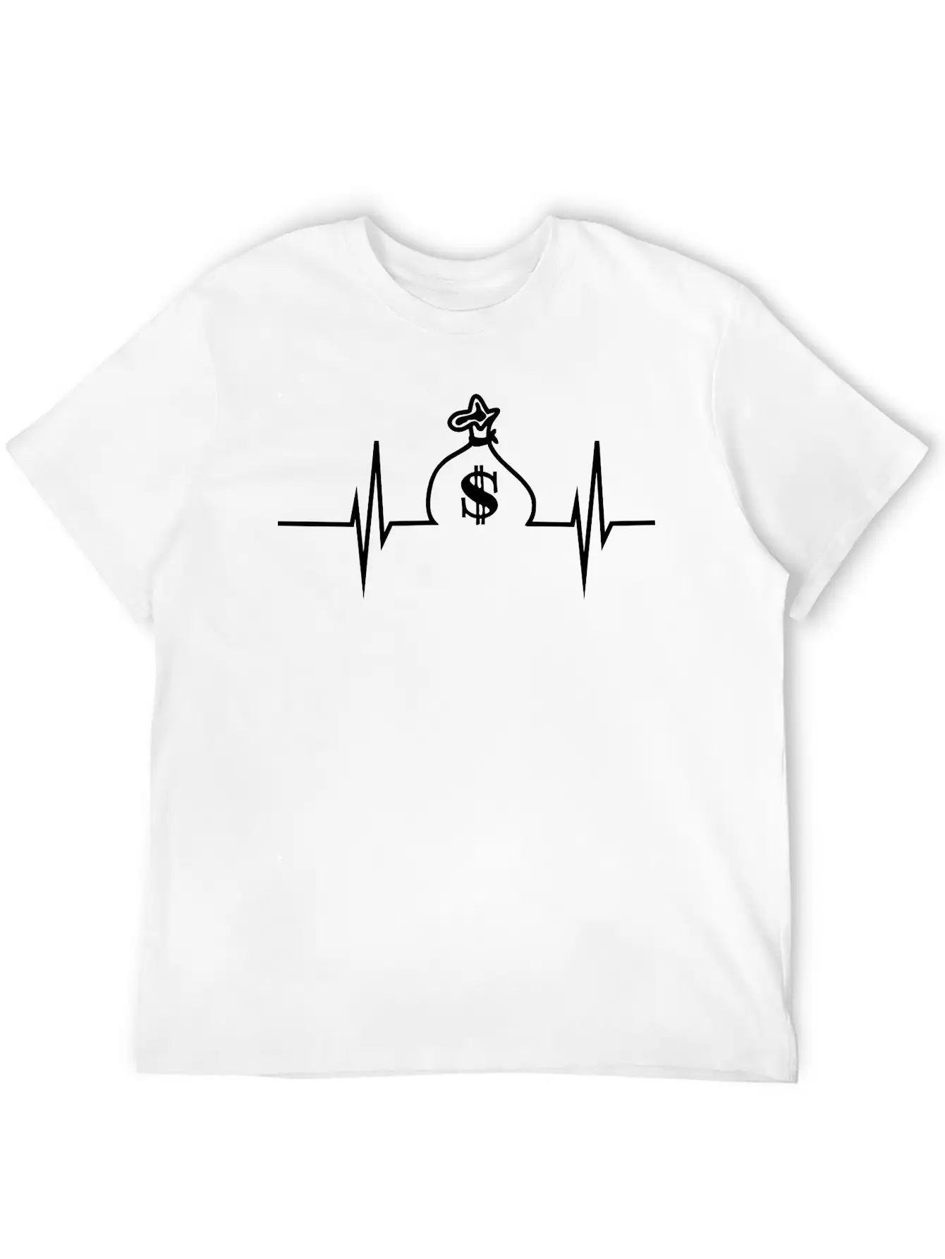 Money Heartbeat Classic Cotton Tee – Unisex Comfort For Any Season