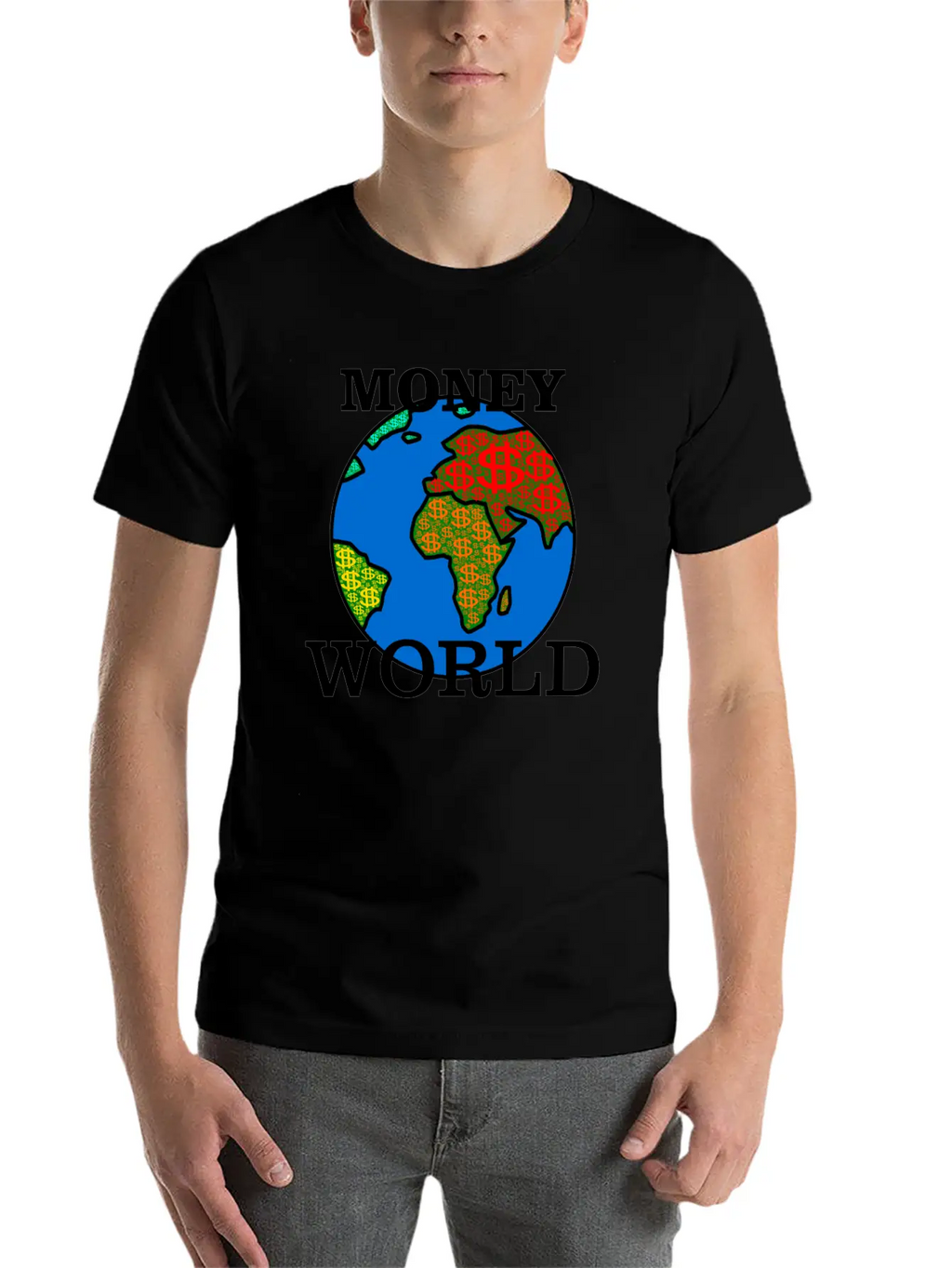 Money World Relaxed Everyday Tee – Lightweight And Durable Cotton