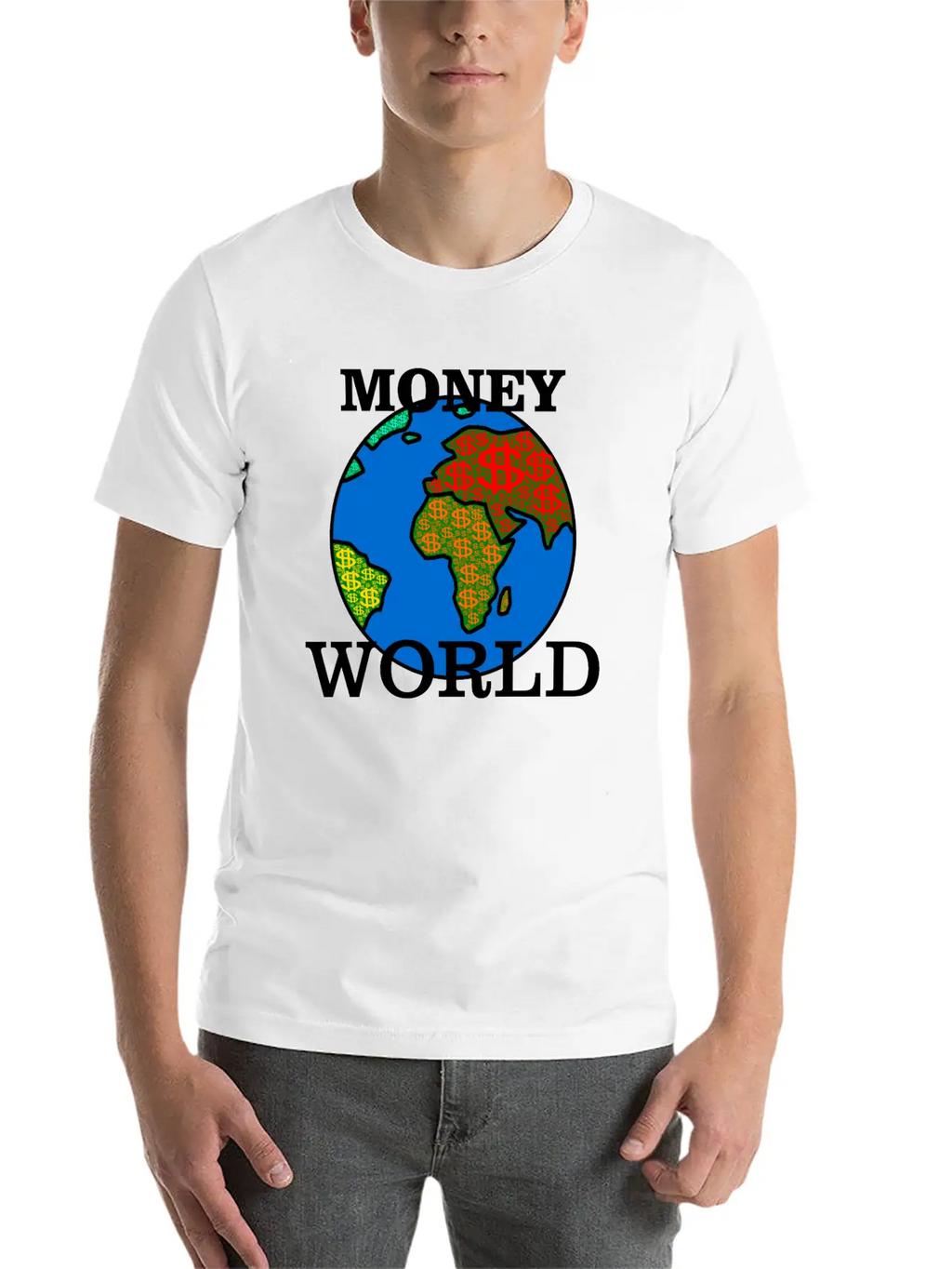 Money World Relaxed Everyday Tee – Lightweight And Durable Cotton