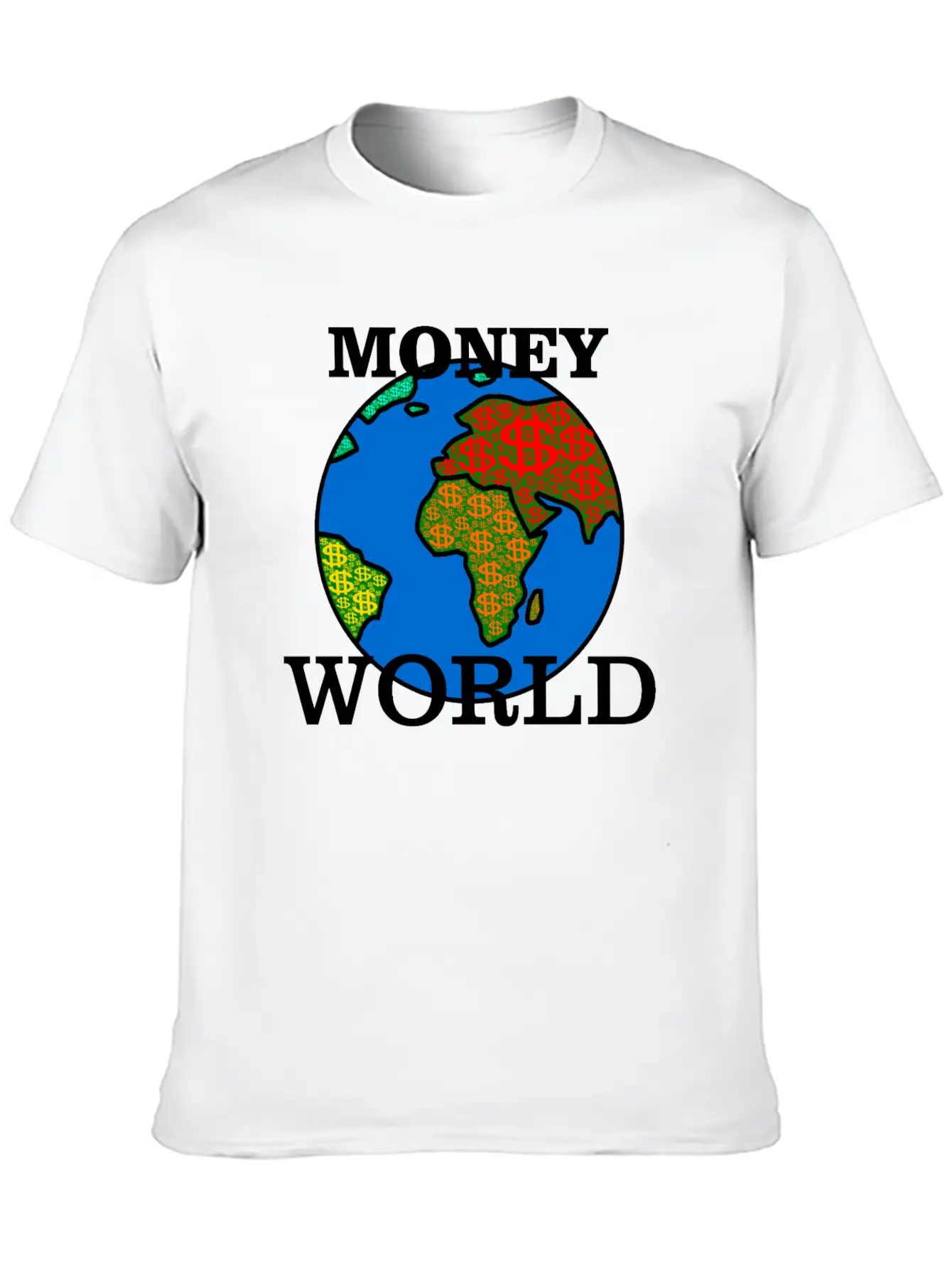 Money World Relaxed Everyday Tee – Lightweight And Durable Cotton