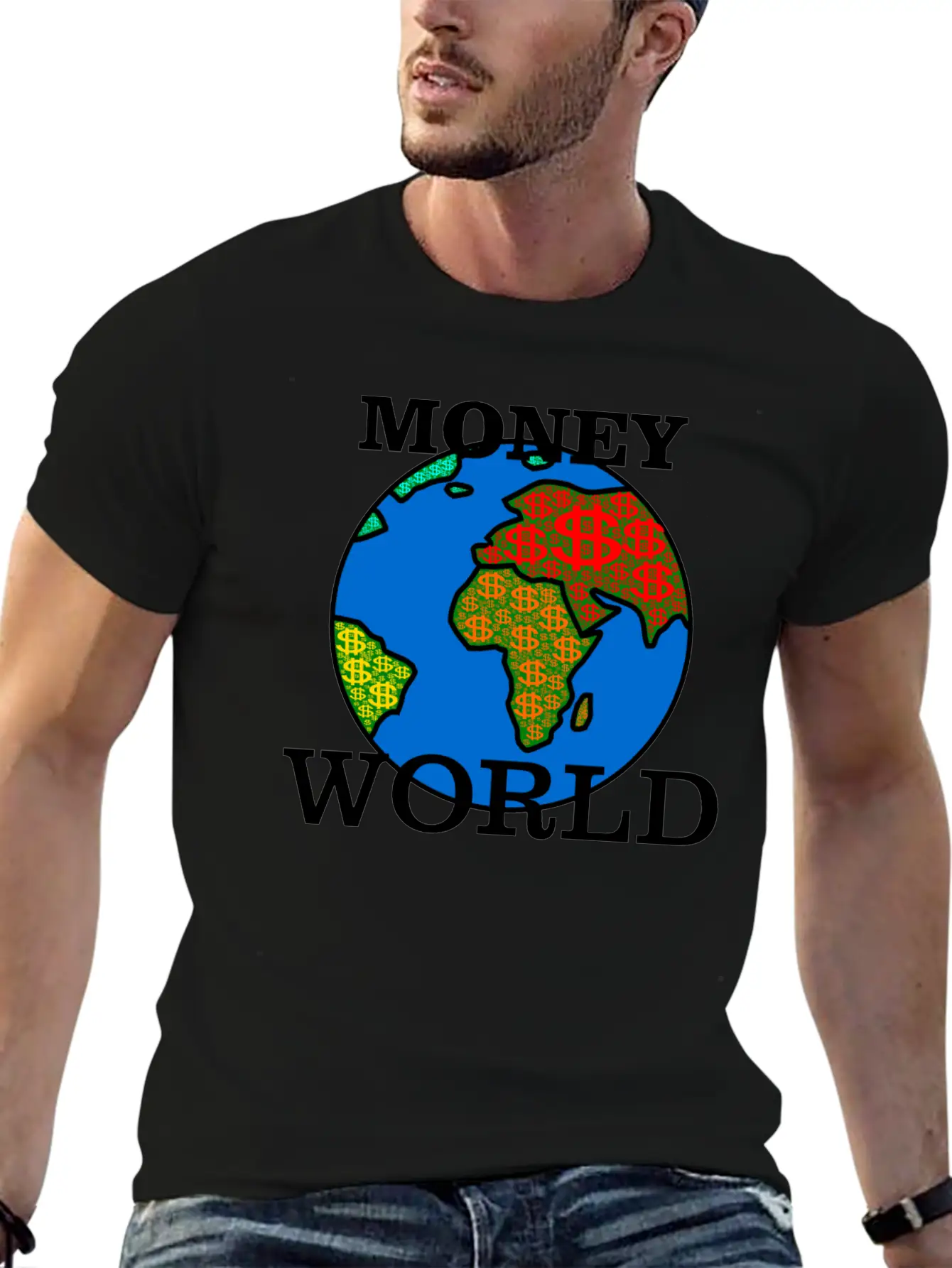 Money World Relaxed Everyday Tee – Lightweight And Durable Cotton