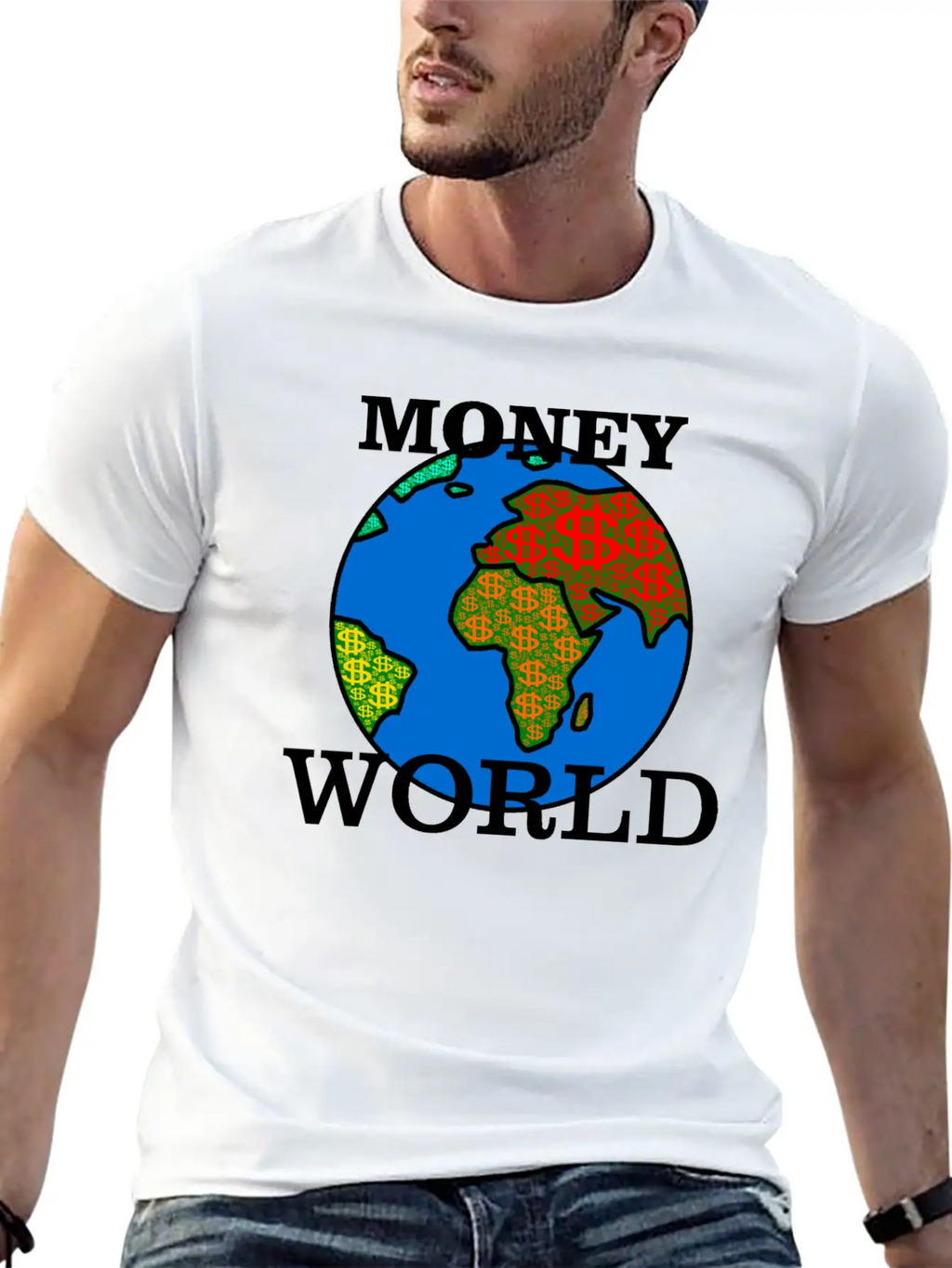 Money World Relaxed Everyday Tee – Lightweight And Durable Cotton
