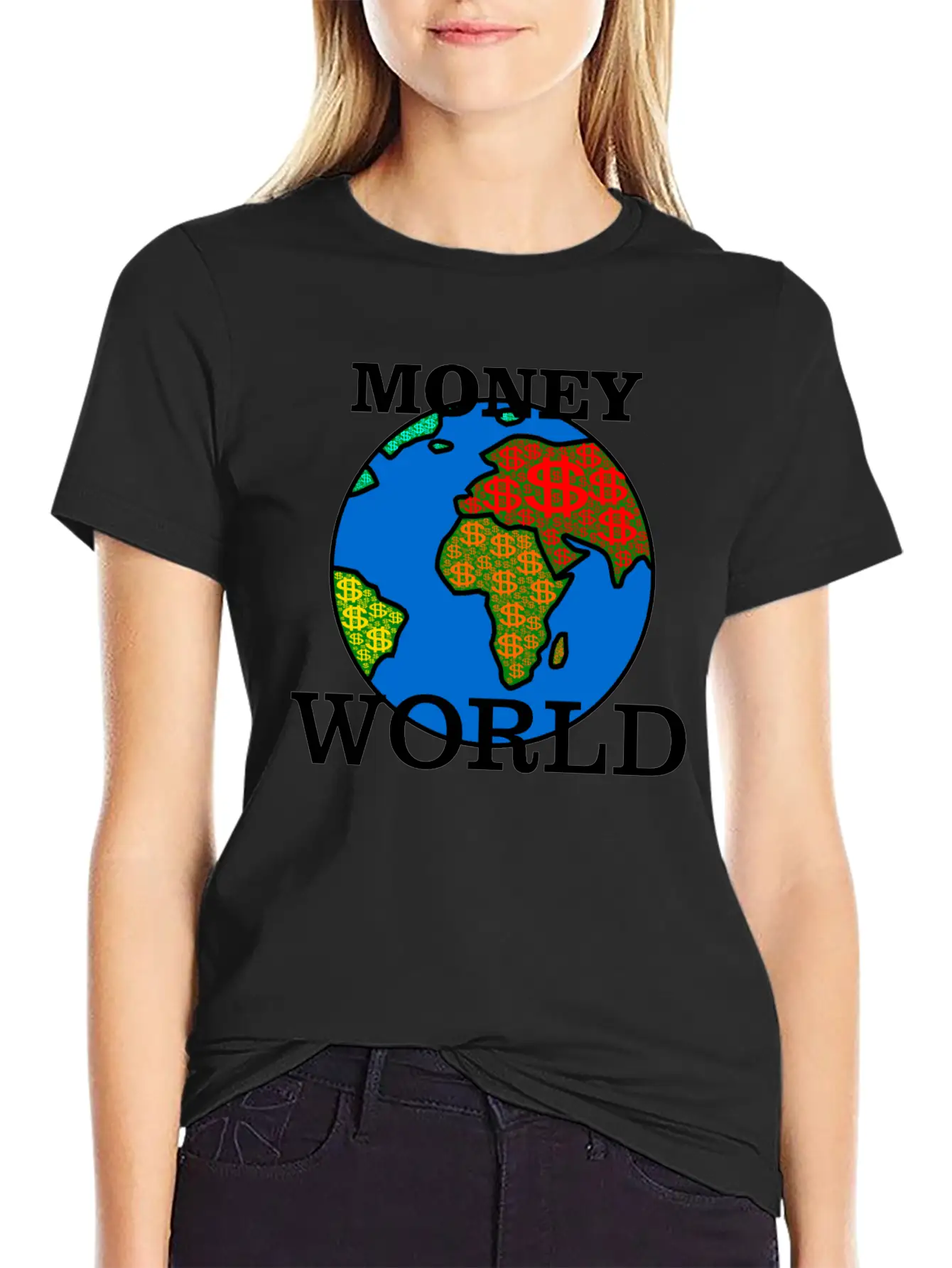 Money World Relaxed Everyday Tee – Lightweight And Durable Cotton
