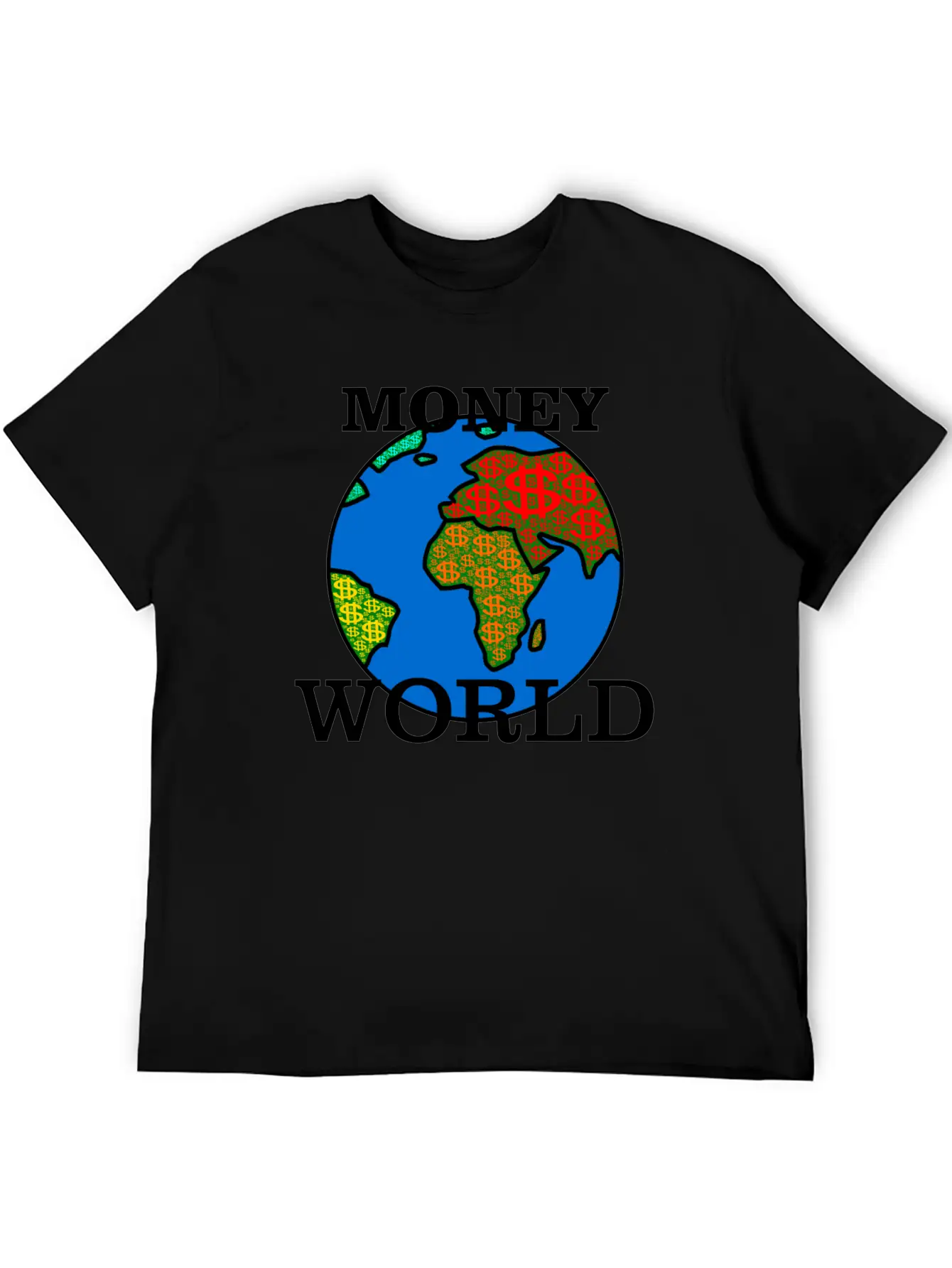 Money World Relaxed Everyday Tee – Lightweight And Durable Cotton