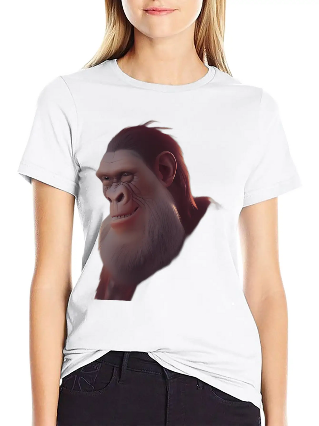 Monkey Ape Chimpanzee Timeless Short Sleeve Tee – Comfy And Minimalist Design