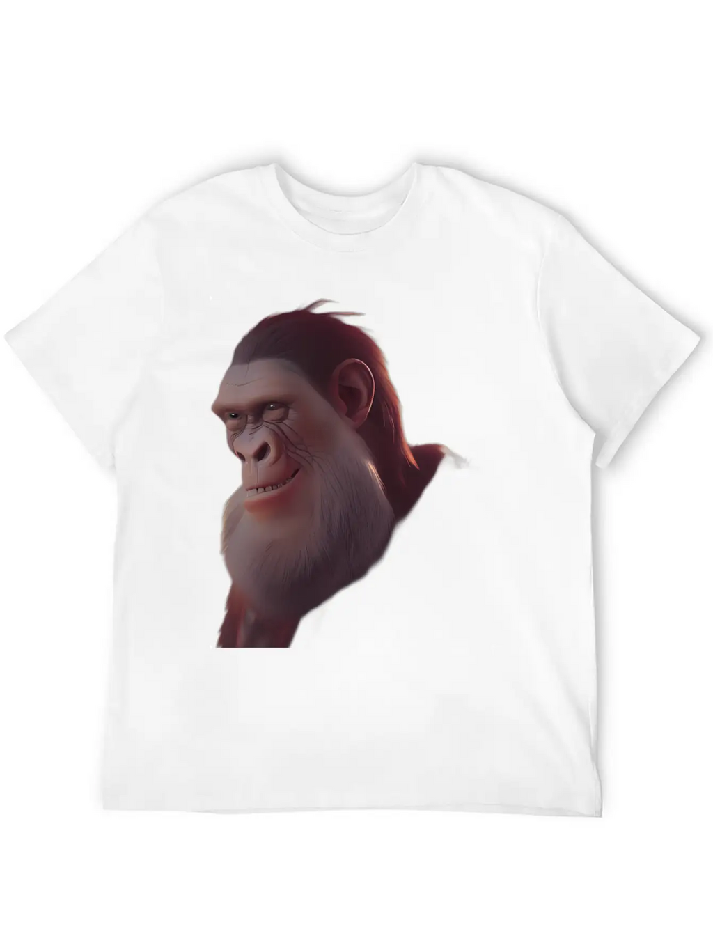 Monkey Ape Chimpanzee Timeless Short Sleeve Tee – Comfy And Minimalist Design