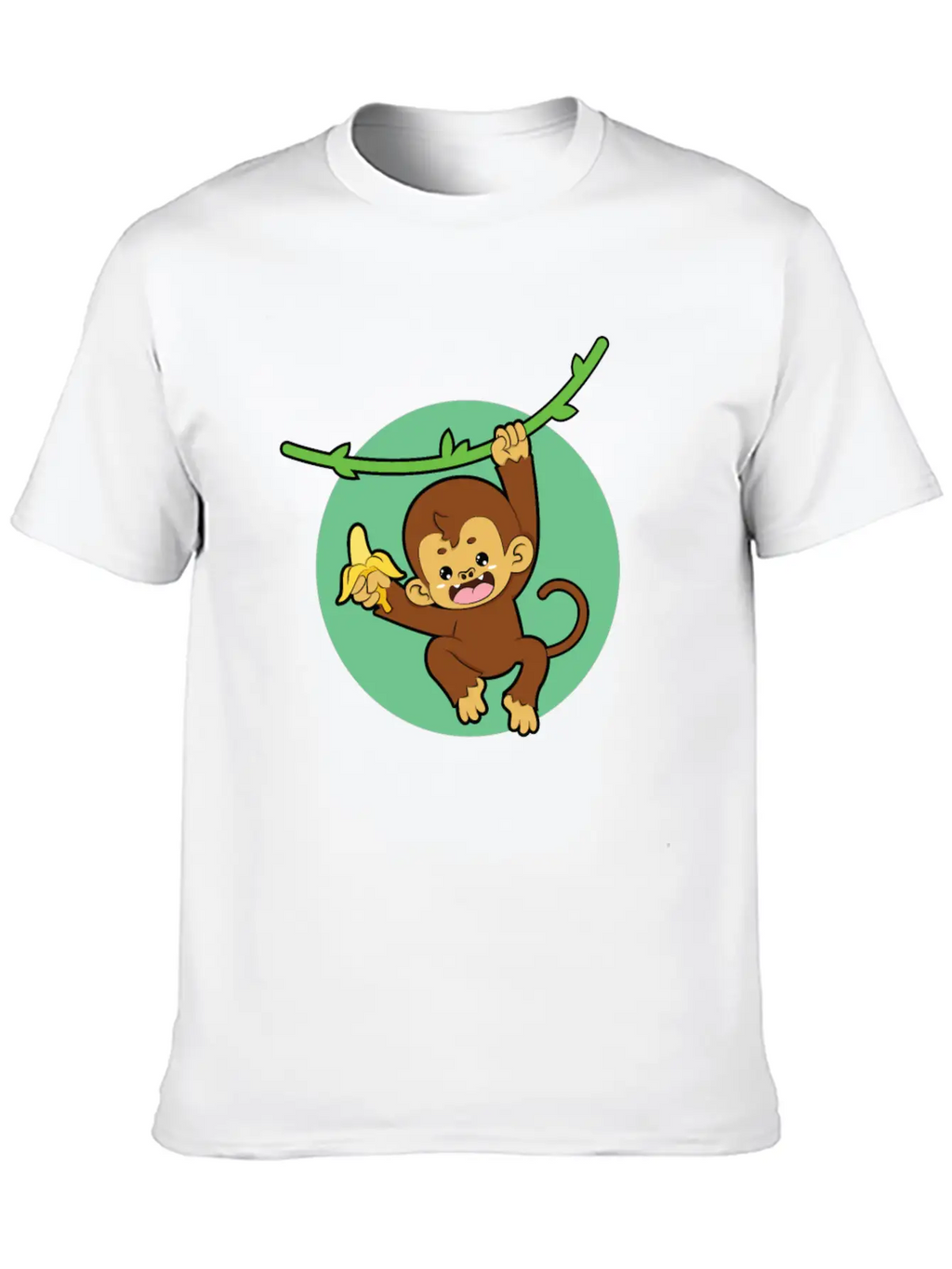 Monkey Banana Jungle Breathable Graphic T-Shirt – Perfect For Casual Days