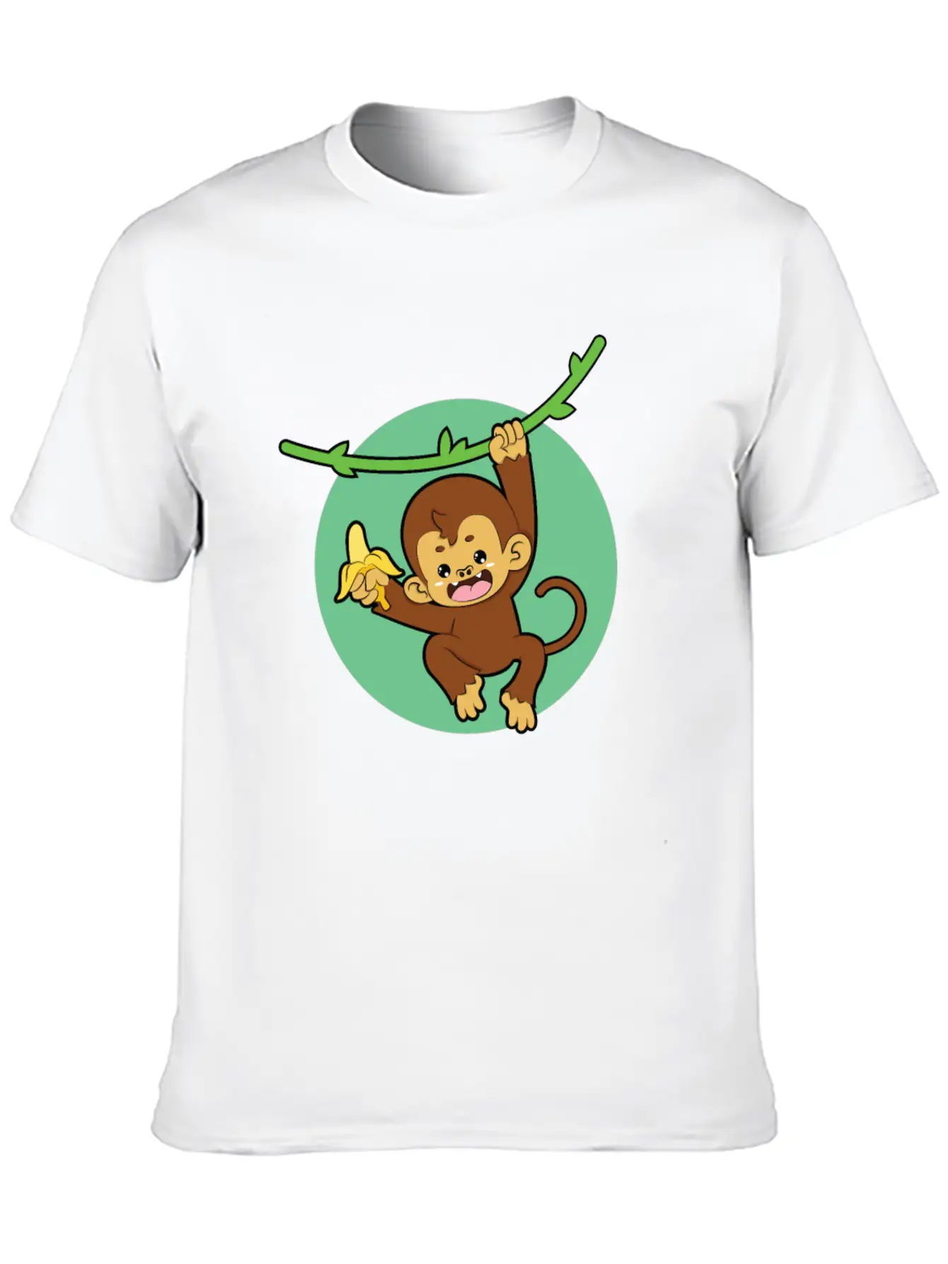 Monkey Banana Jungle Breathable Graphic T-Shirt – Perfect For Casual Days