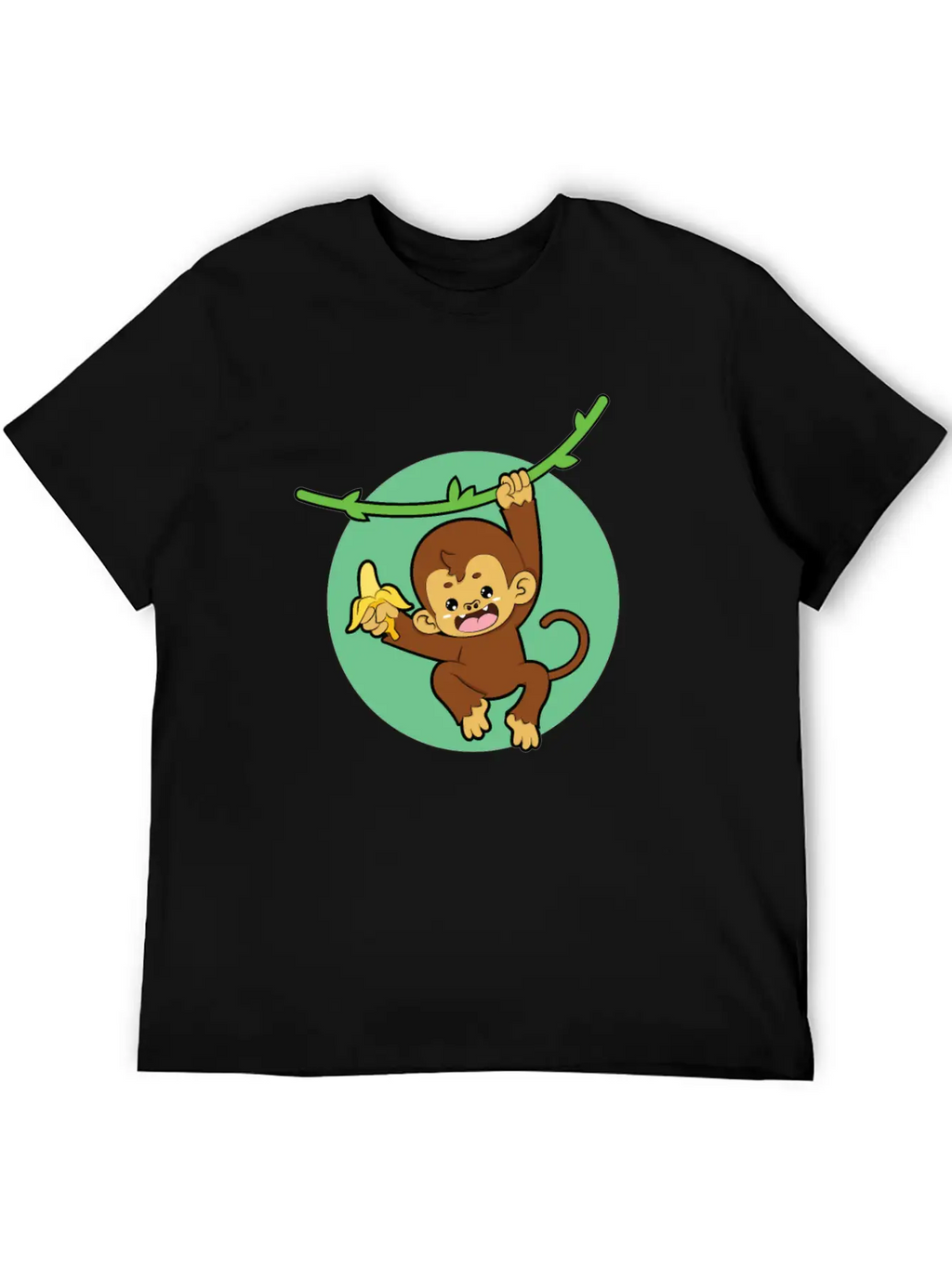 Monkey Banana Jungle Breathable Graphic T-Shirt – Perfect For Casual Days