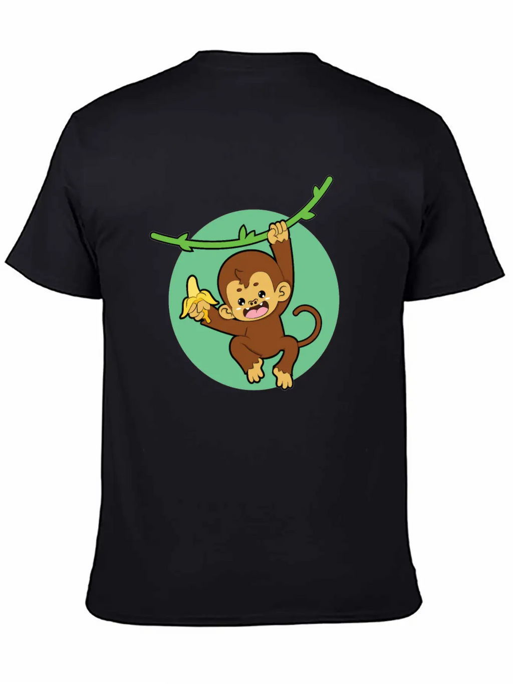 Monkey Banana Jungle Breathable Graphic T-Shirt – Perfect For Casual Days