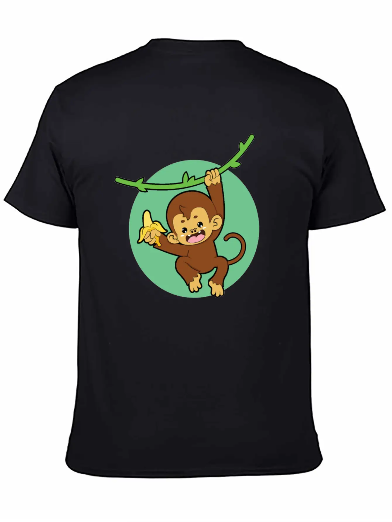 Monkey Banana Jungle Breathable Graphic T-Shirt – Perfect For Casual Days