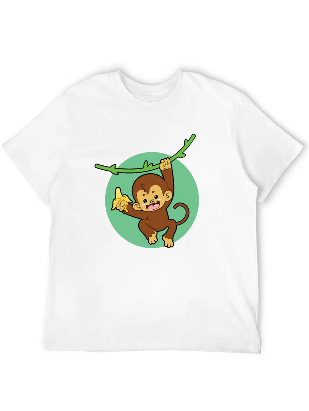 Monkey Banana Jungle Breathable Graphic T-Shirt – Perfect For Casual Days