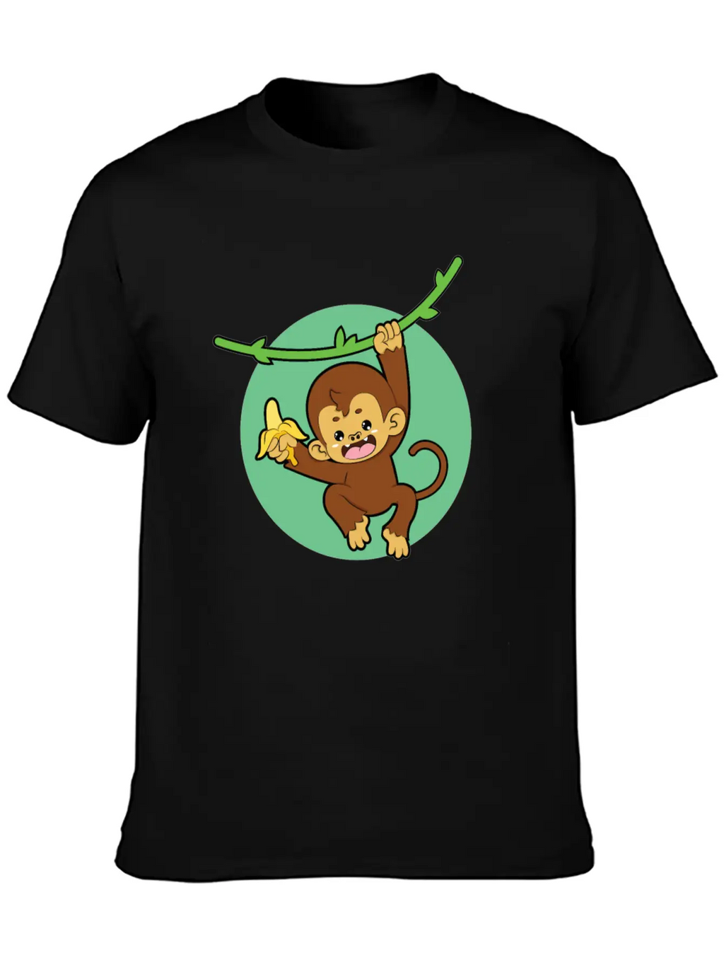 Monkey Banana Jungle Breathable Graphic T-Shirt – Perfect For Casual Days