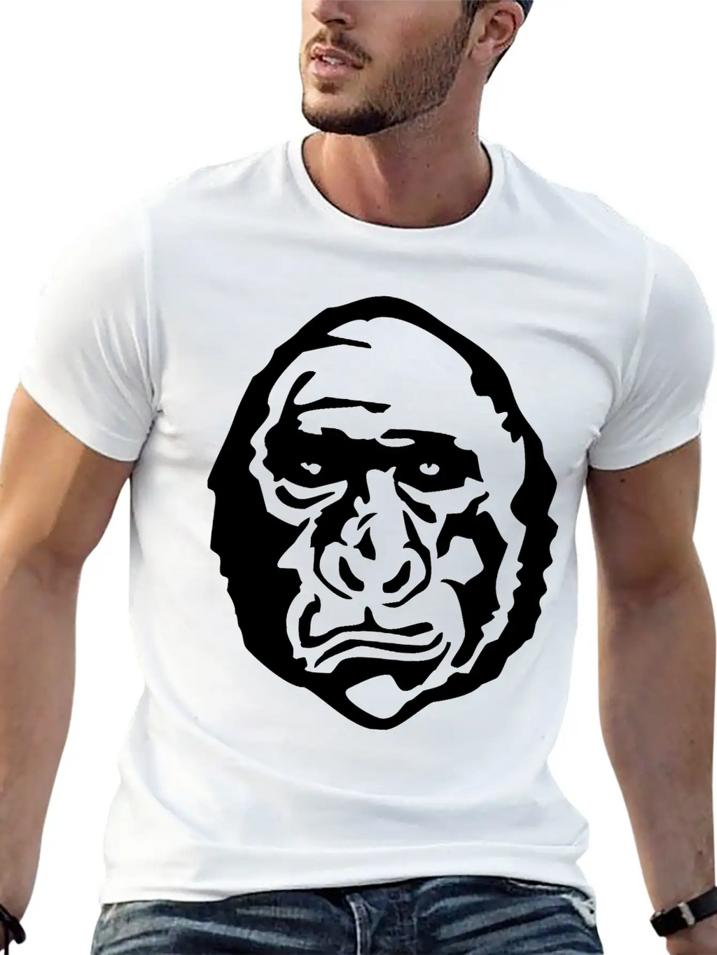 Monkey Breathable Graphic T-Shirt – Perfect For Casual Days