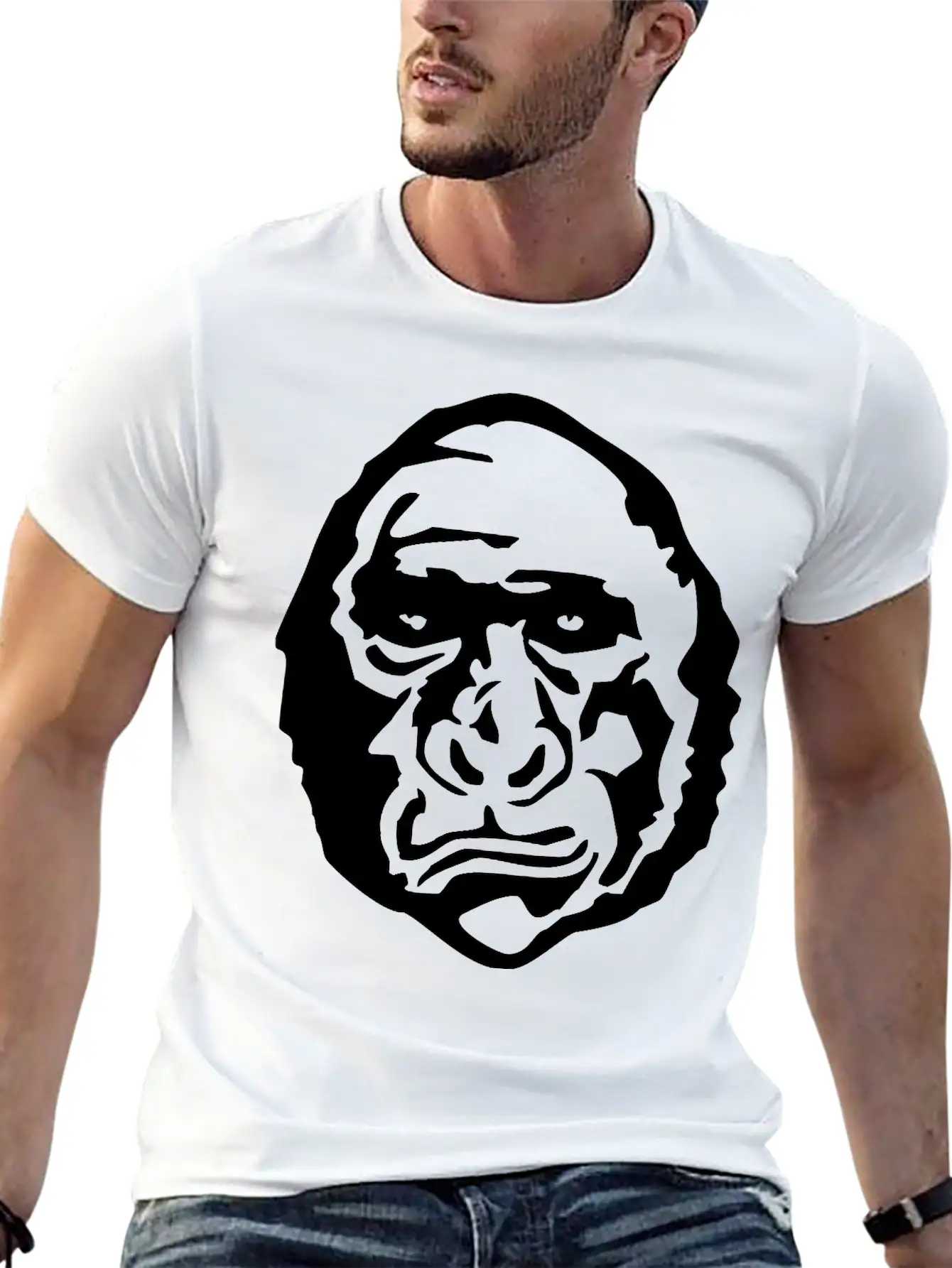 Monkey Breathable Graphic T-Shirt – Perfect For Casual Days