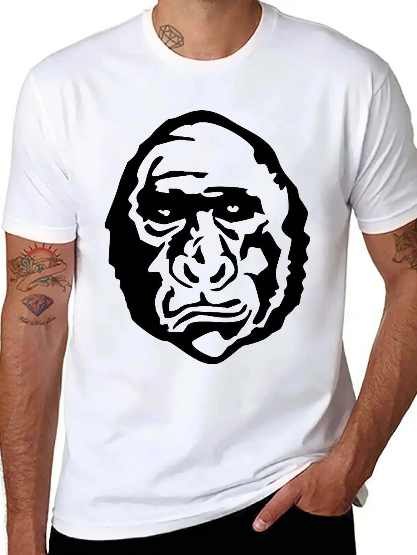 Monkey Breathable Graphic T-Shirt – Perfect For Casual Days