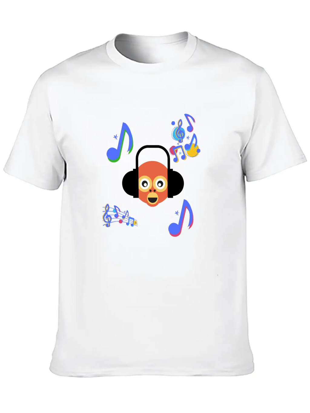 Monkey Music Gift Sound Headphones Ape Animal Classic Cotton Tee – Unisex Comfort For Any Season