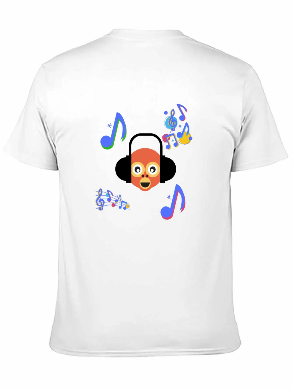 Monkey Music Gift Sound Headphones Ape Animal Classic Cotton Tee – Unisex Comfort For Any Season