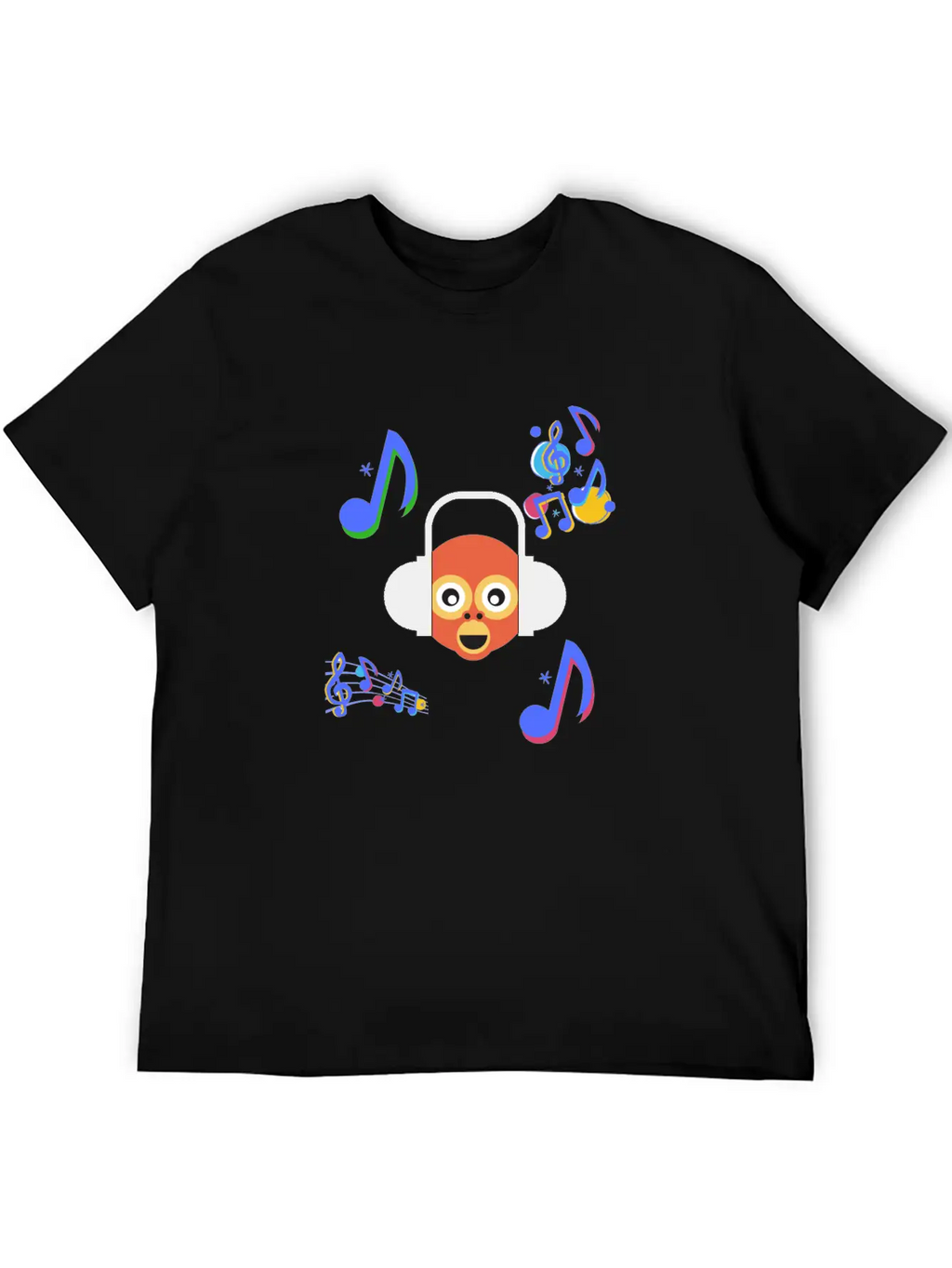 Monkey Music Gift Sound Headphones Ape Animal Classic Cotton Tee – Unisex Comfort For Any Season