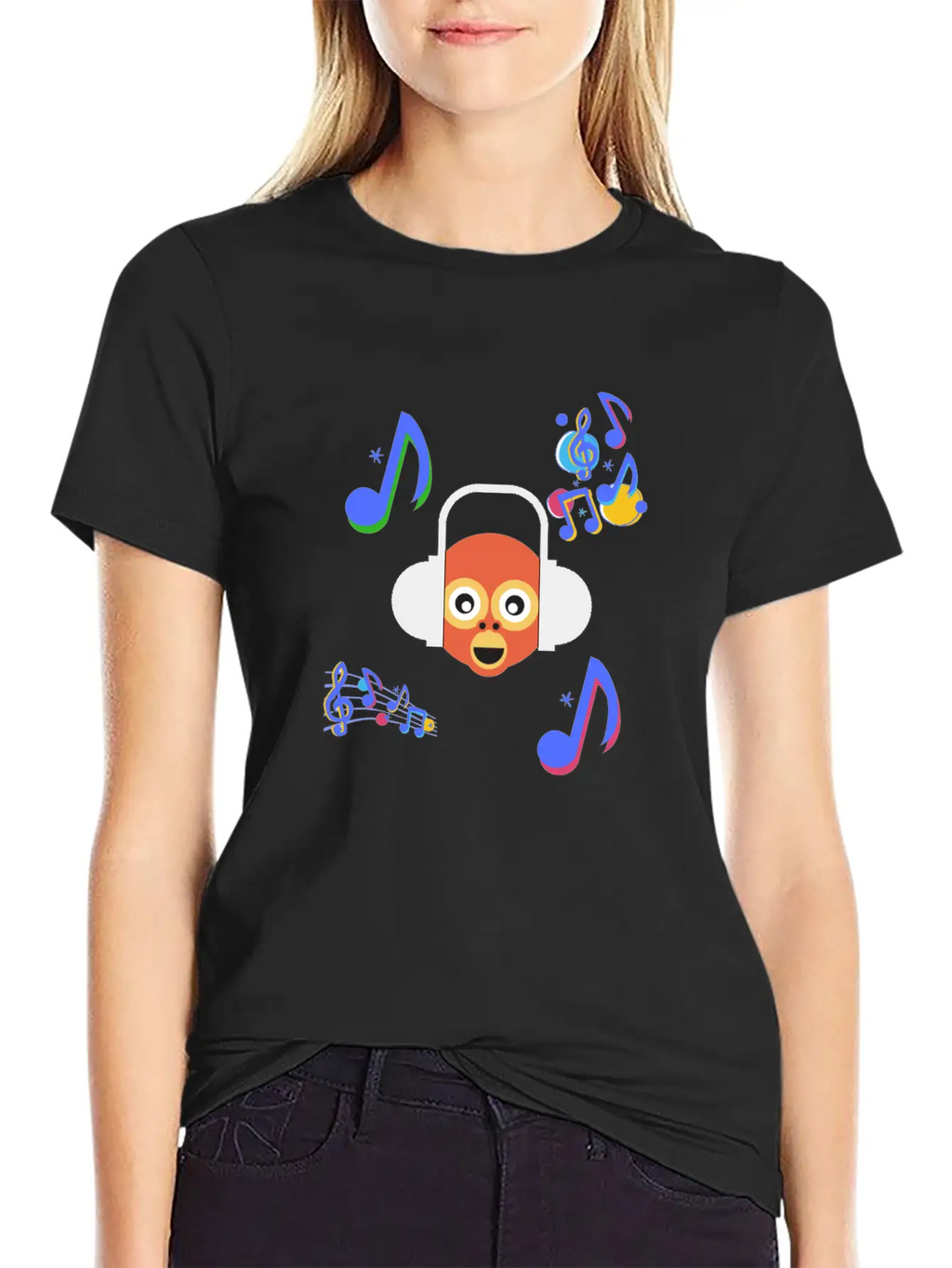 Monkey Music Gift Sound Headphones Ape Animal Classic Cotton Tee – Unisex Comfort For Any Season