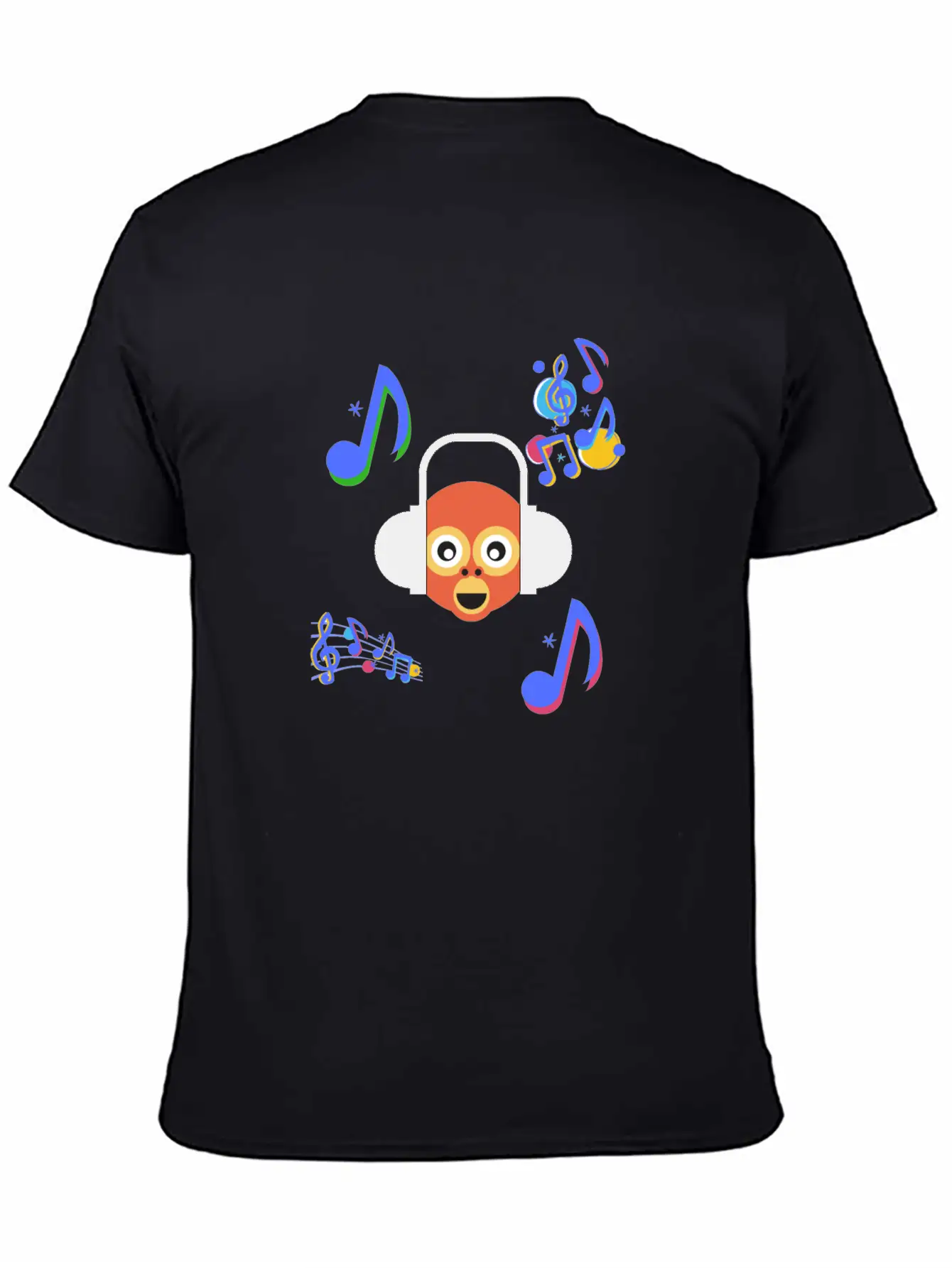 Monkey Music Gift Sound Headphones Ape Animal Classic Cotton Tee – Unisex Comfort For Any Season