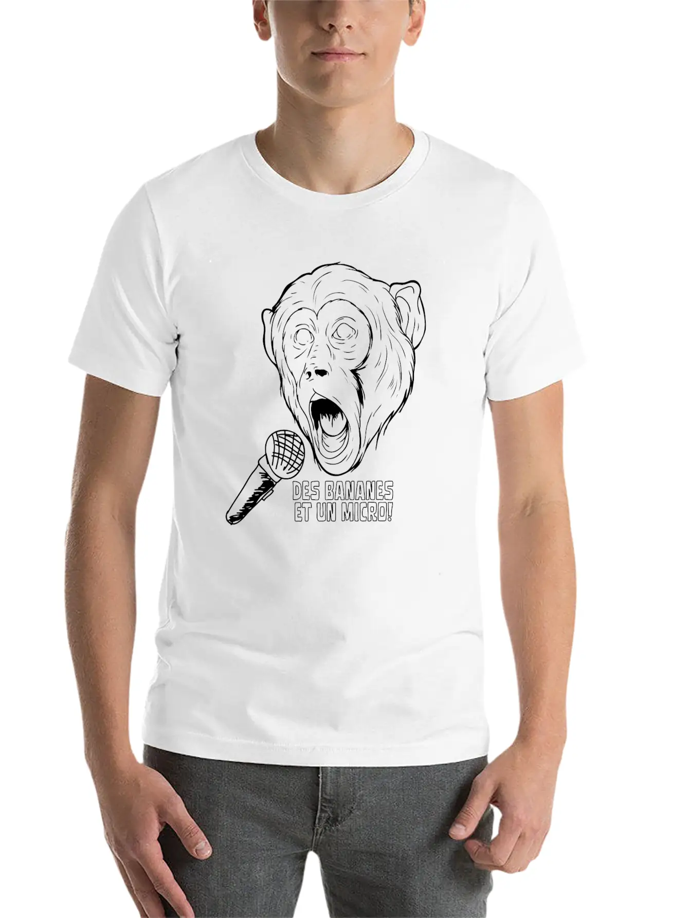 Monkey Podcast Basic Graphic T-Shirt – Daily Comfort In Soft Cotton