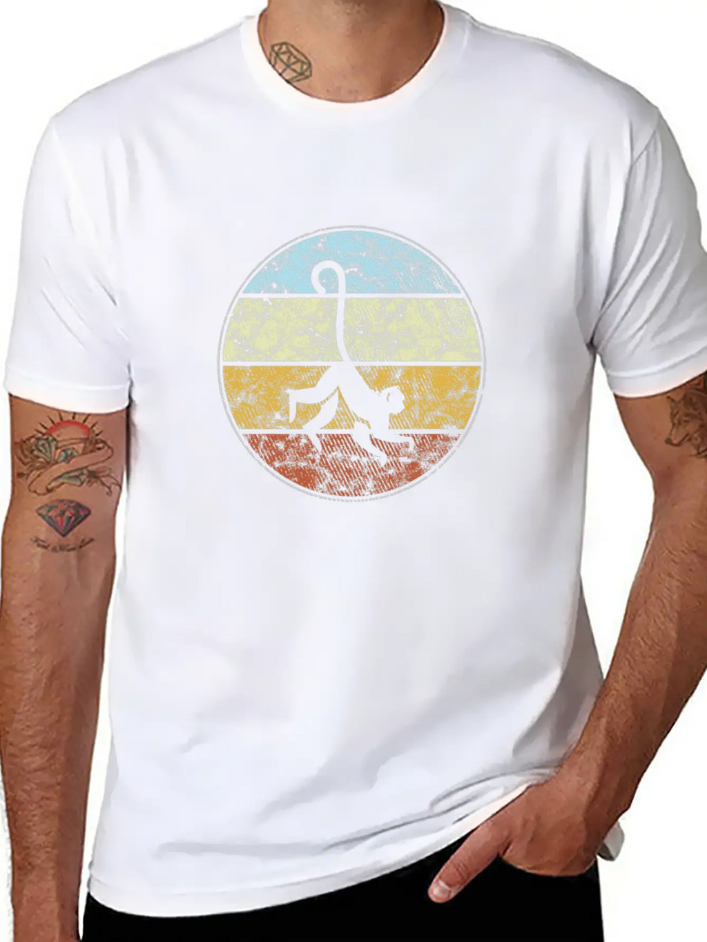 Monkey Retro Relaxed Everyday Tee – Lightweight And Durable Cotton