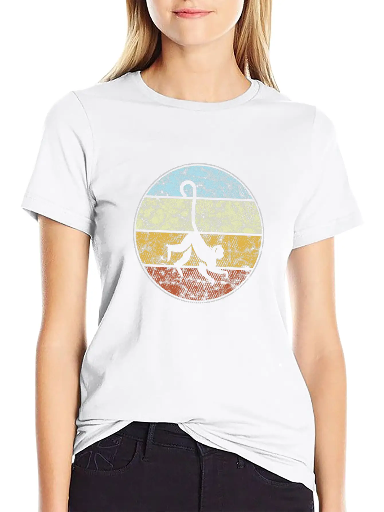 Monkey Retro Relaxed Everyday Tee – Lightweight And Durable Cotton