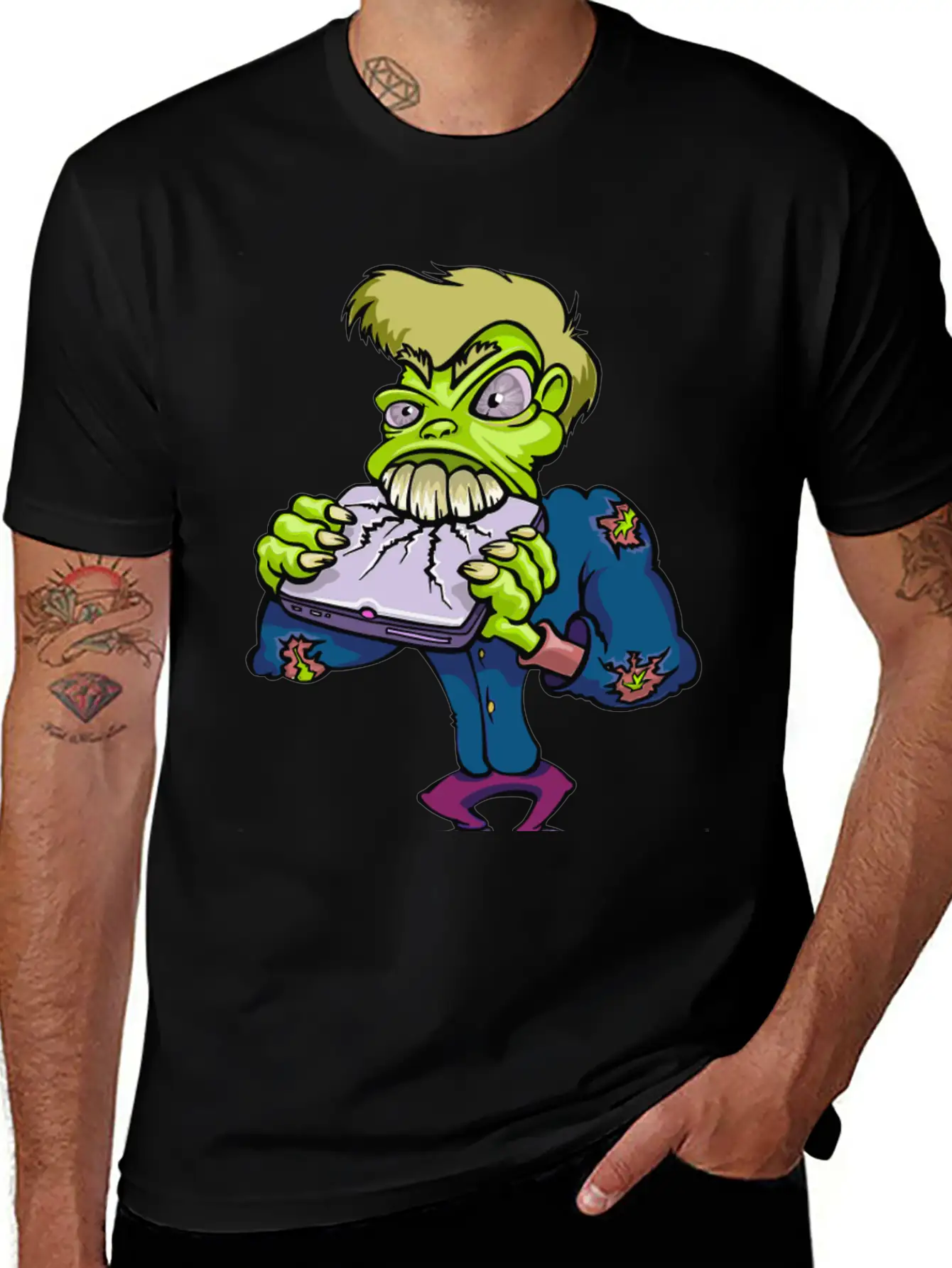 Monster Cartoon Character 14 Stylish Everyday T-Shirt – Unisex Basic Cotton Tee