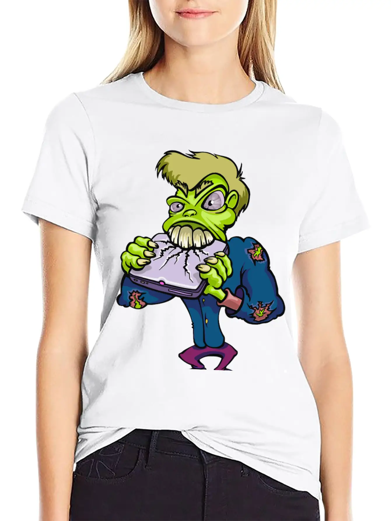 Monster Cartoon Character 14 Stylish Everyday T-Shirt – Unisex Basic Cotton Tee