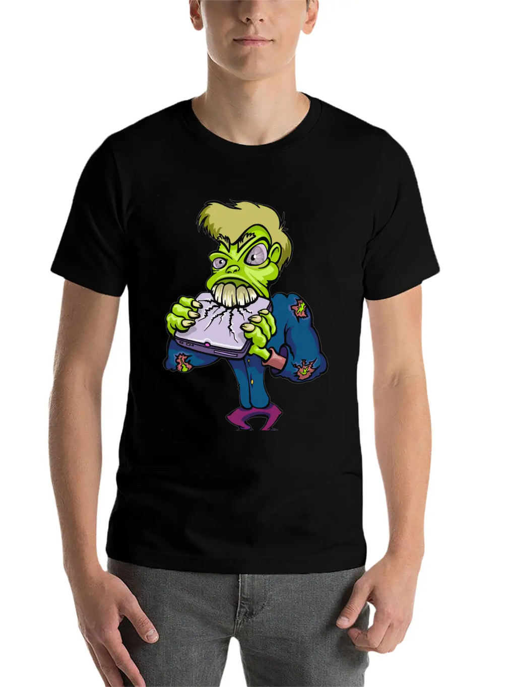 Monster Cartoon Character 14 Stylish Everyday T-Shirt – Unisex Basic Cotton Tee
