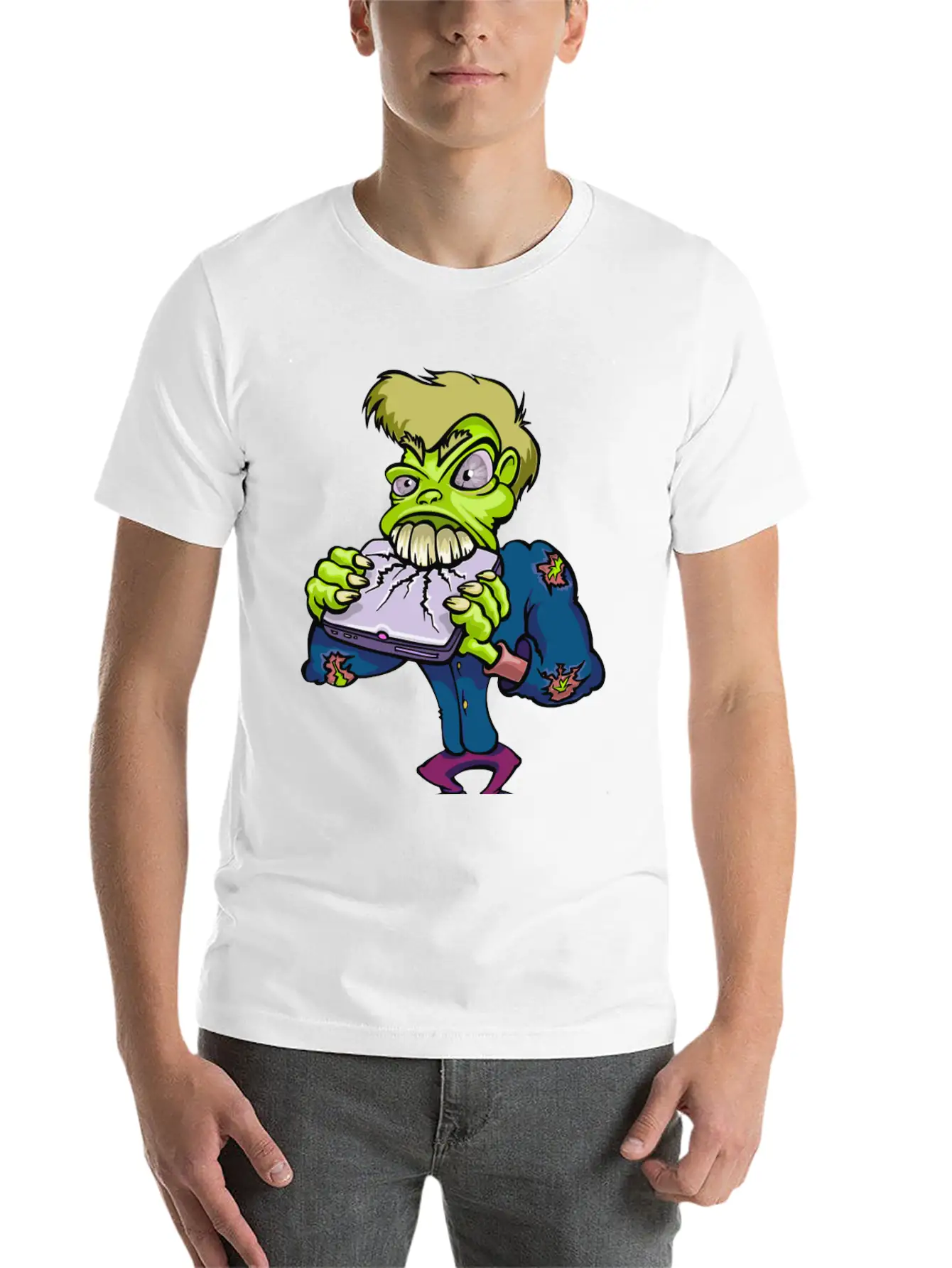 Monster Cartoon Character 14 Stylish Everyday T-Shirt – Unisex Basic Cotton Tee