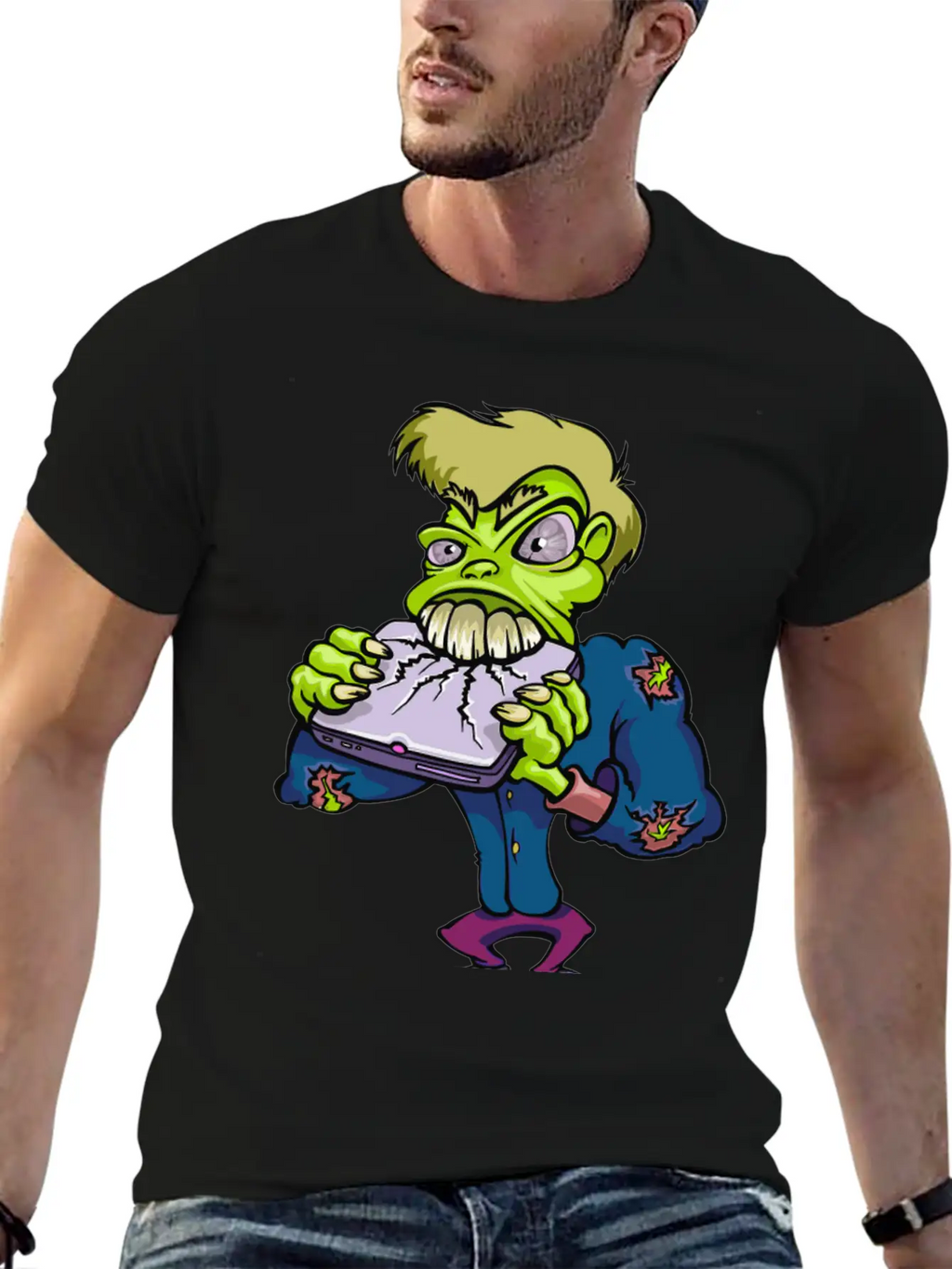 Monster Cartoon Character 14 Stylish Everyday T-Shirt – Unisex Basic Cotton Tee