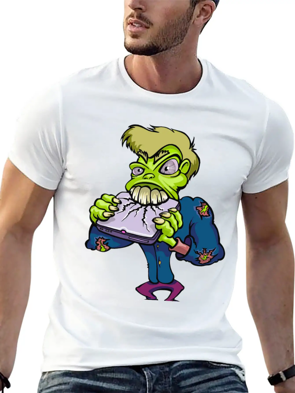 Monster Cartoon Character 14 Stylish Everyday T-Shirt – Unisex Basic Cotton Tee