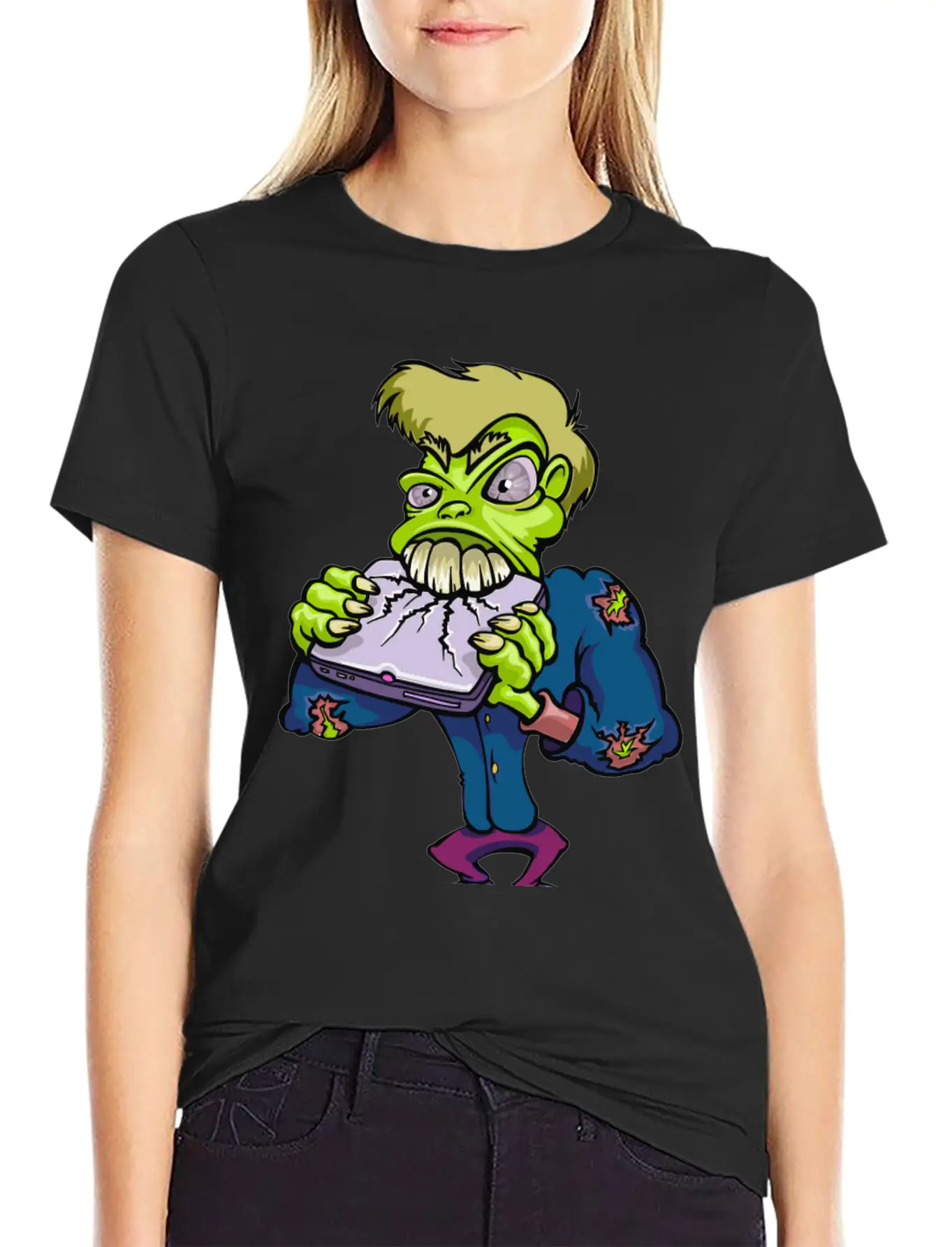 Monster Cartoon Character 14 Stylish Everyday T-Shirt – Unisex Basic Cotton Tee