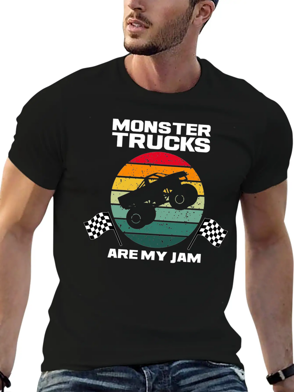 Monster Truck Adventure Dirt Racing Lovers Breathable Graphic T-Shirt – Perfect For Casual Days